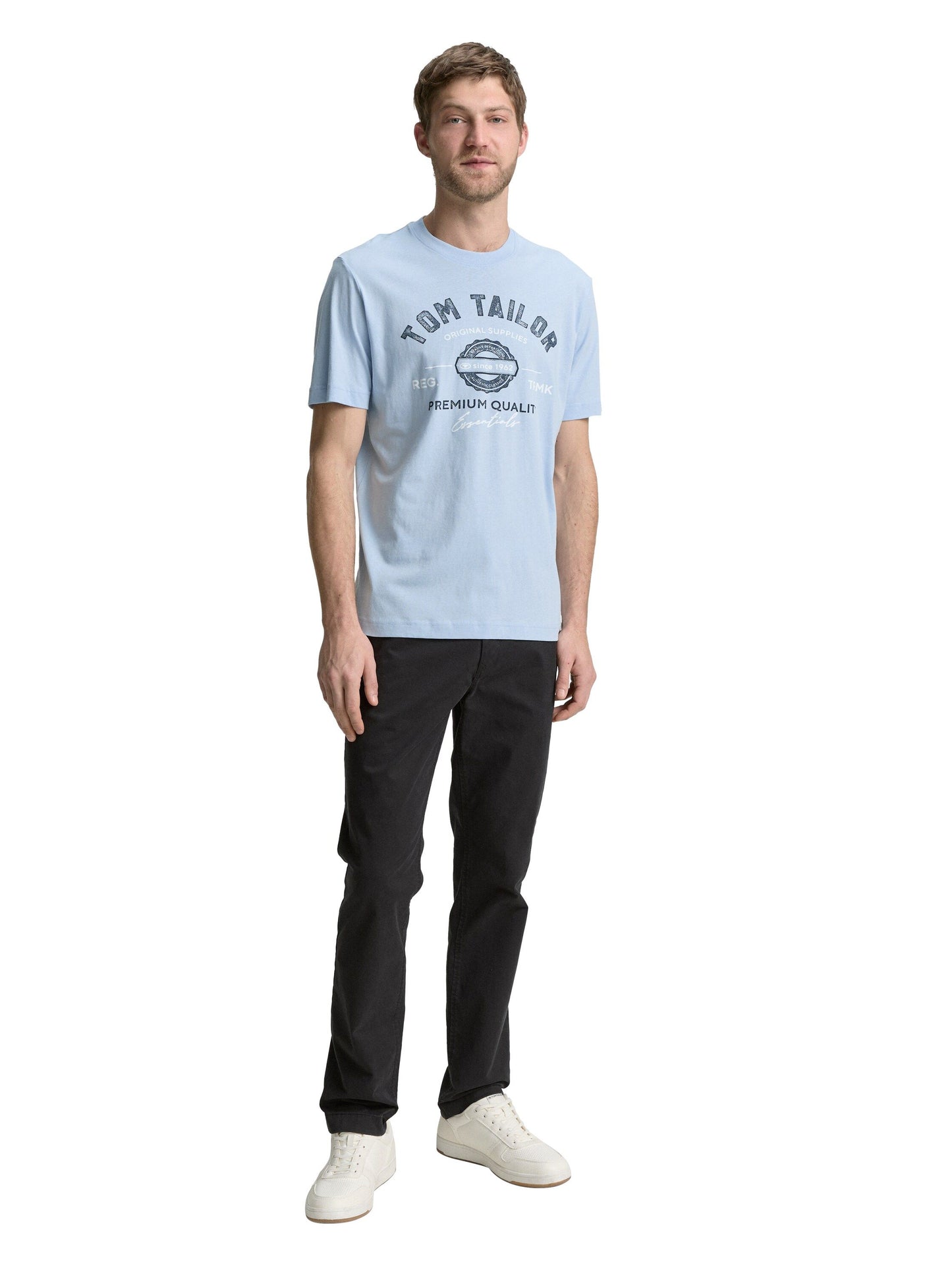 Tom Tailor Herren T-Shirt blau
