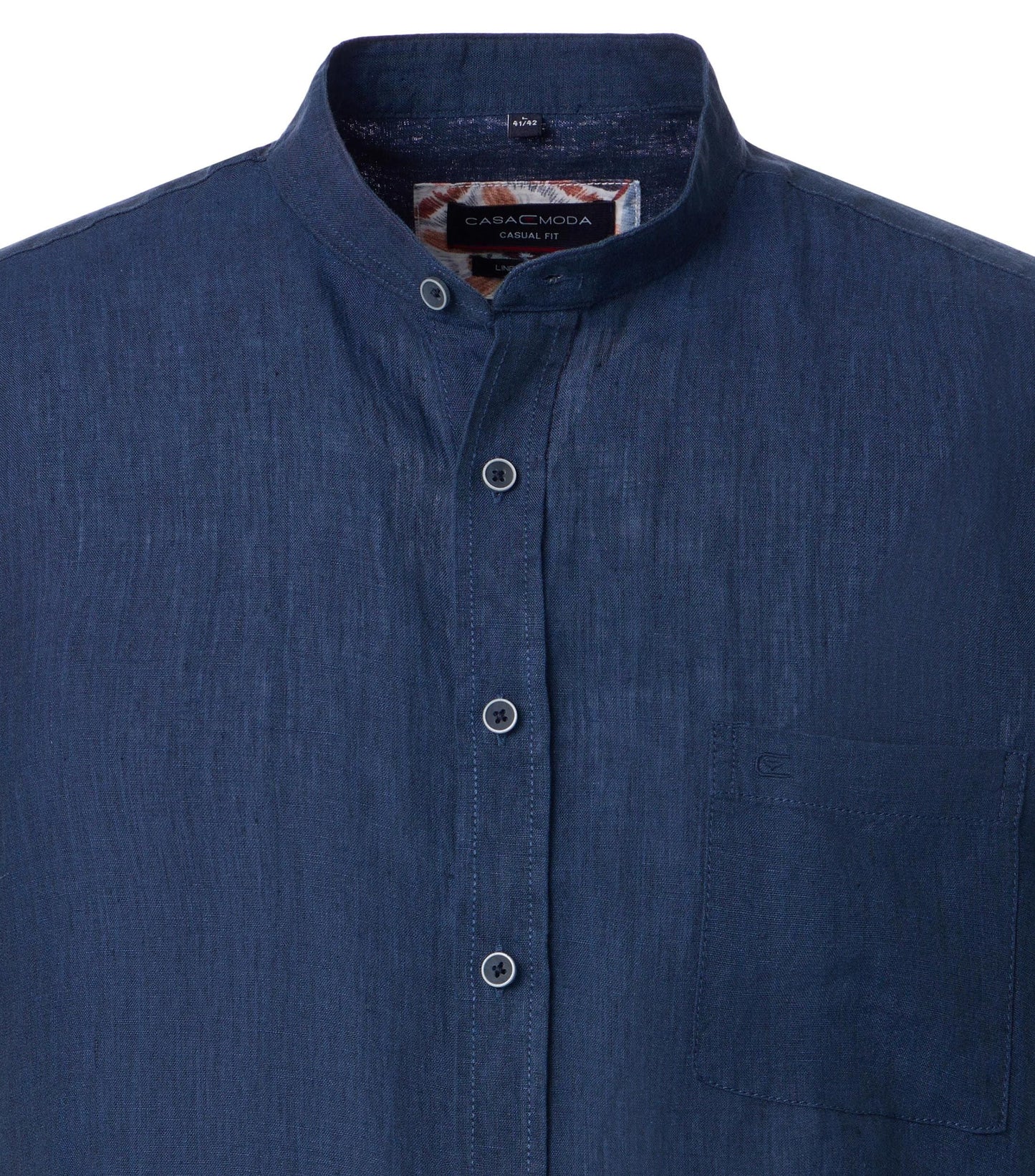 Casa Moda Herren Leinenhemd blau