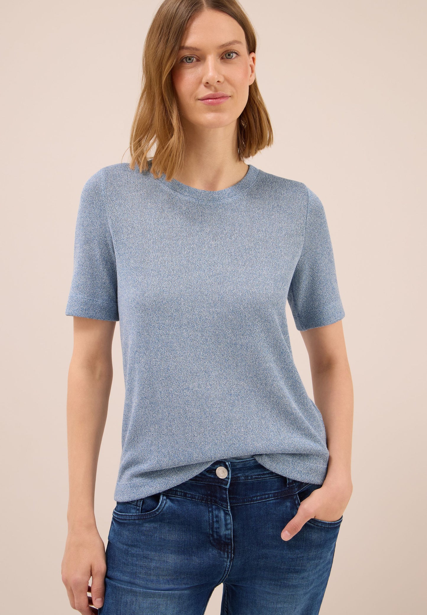 Cecil Damen T-Shirt blau