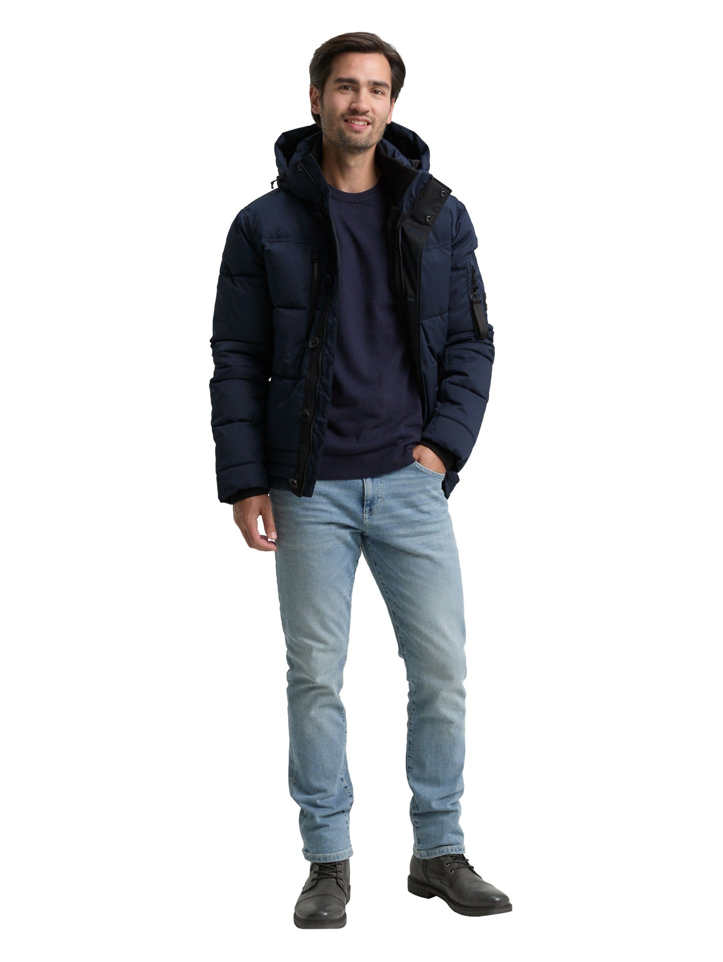 Tom Tailor Herren Jacke blau