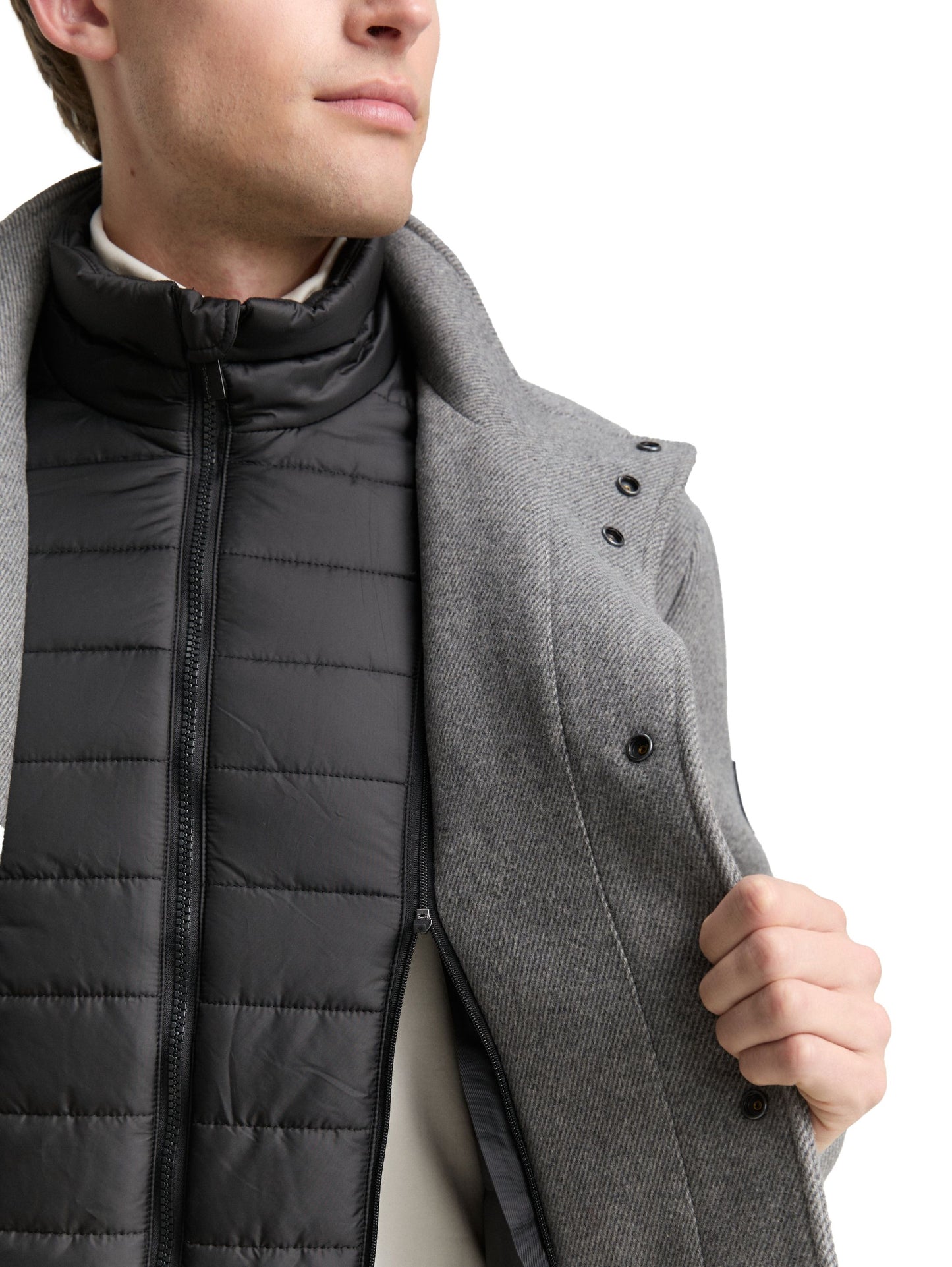 Tom Tailor Herren Jacke grau