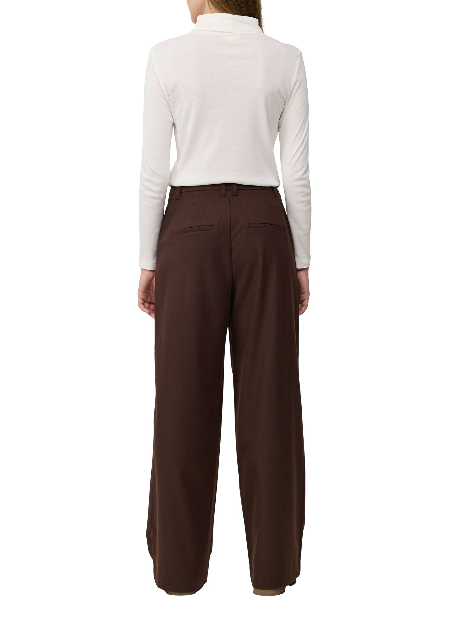 s.Oliver Damen Flanell-Hose braun
