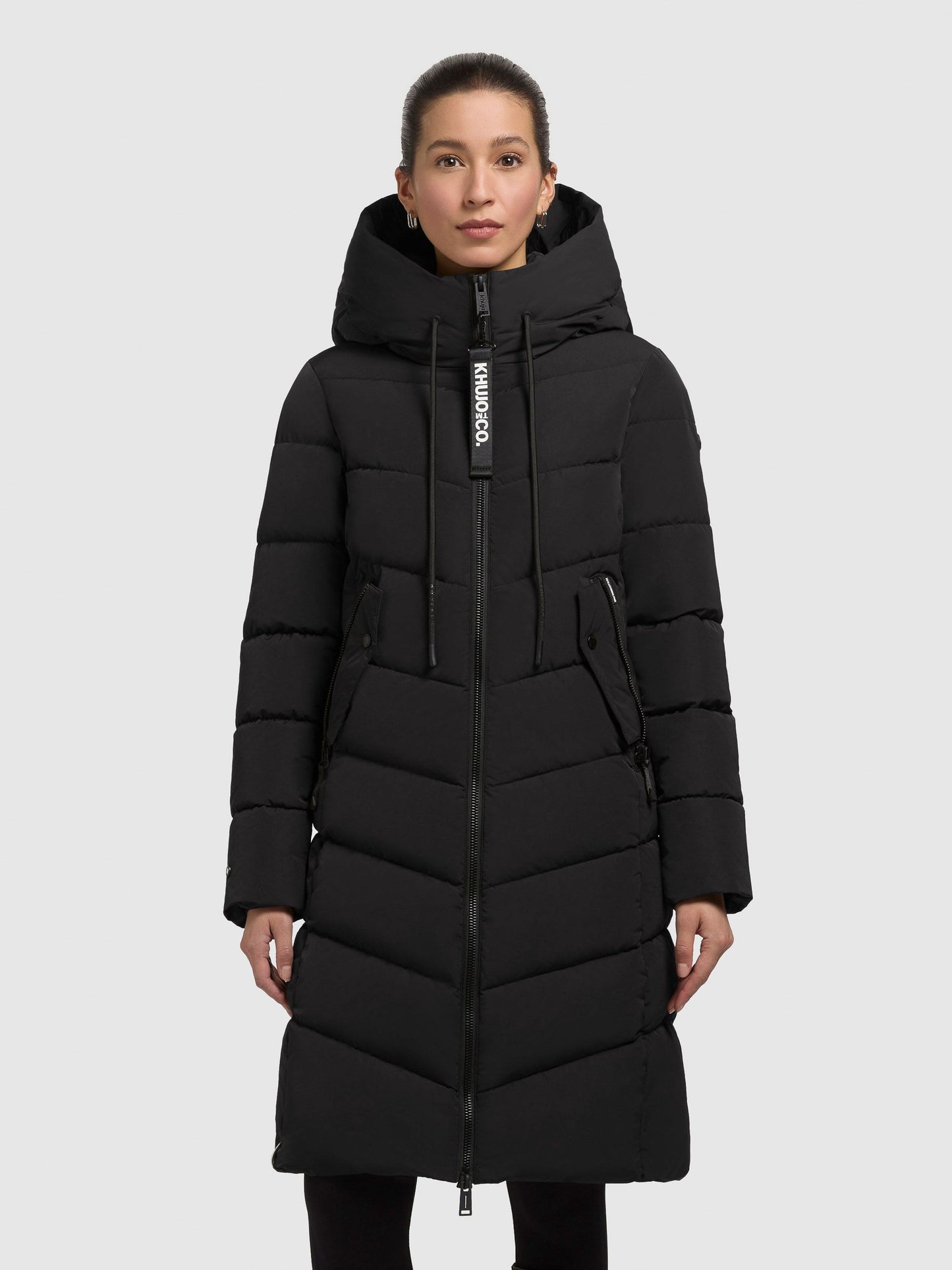 Khujo Damen Jacke schwarz