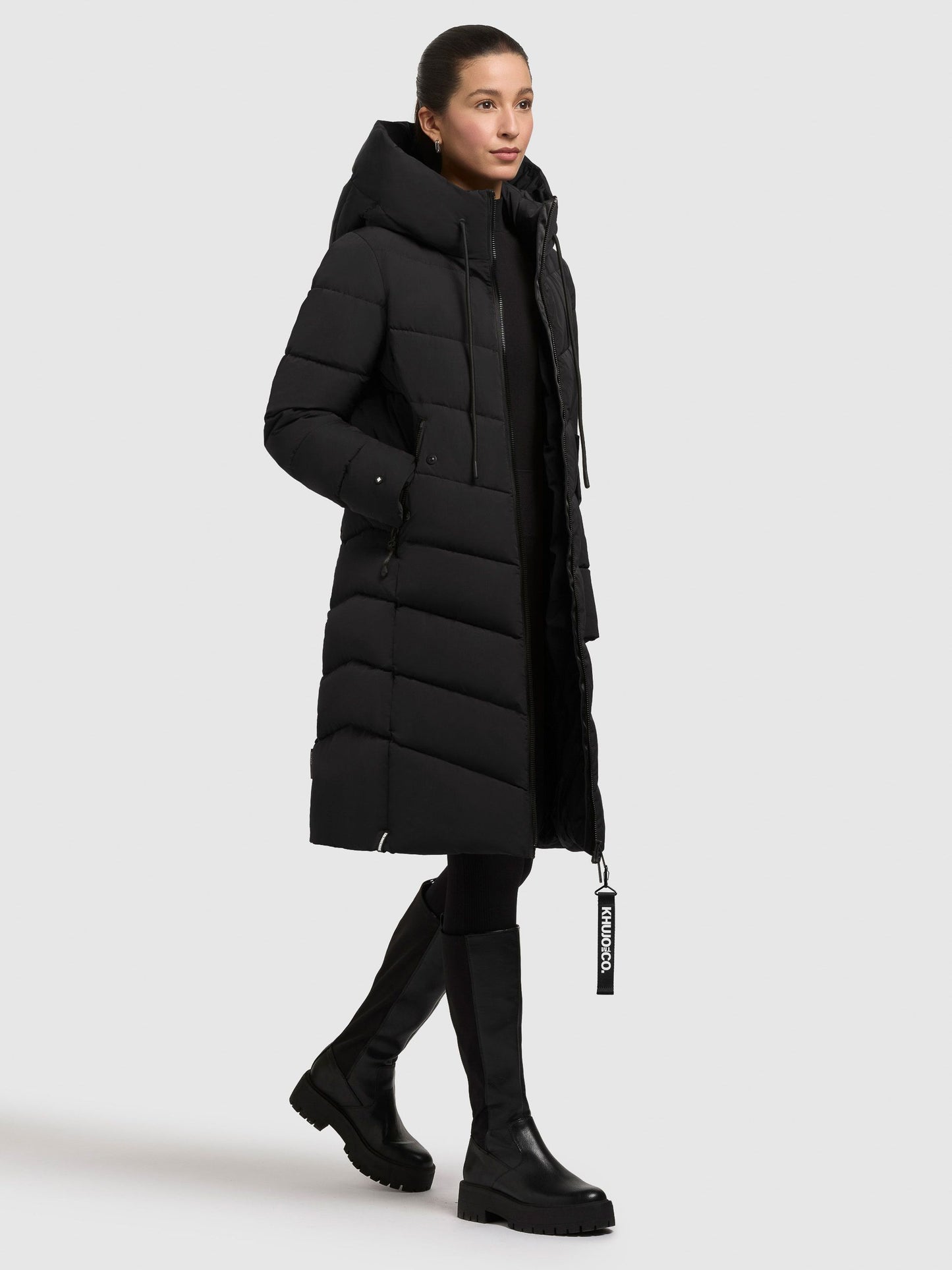 Khujo Damen Jacke schwarz
