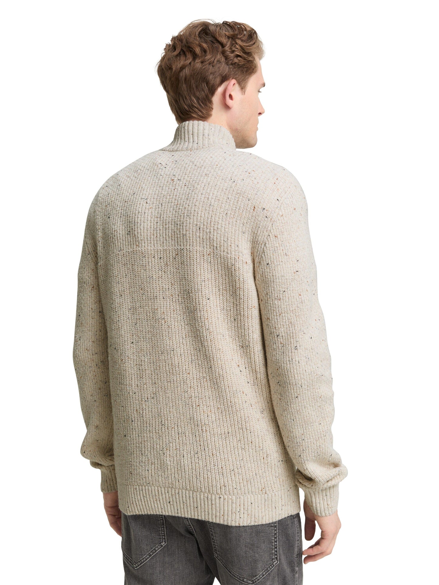 Tom Tailor Herren Pullover weiß