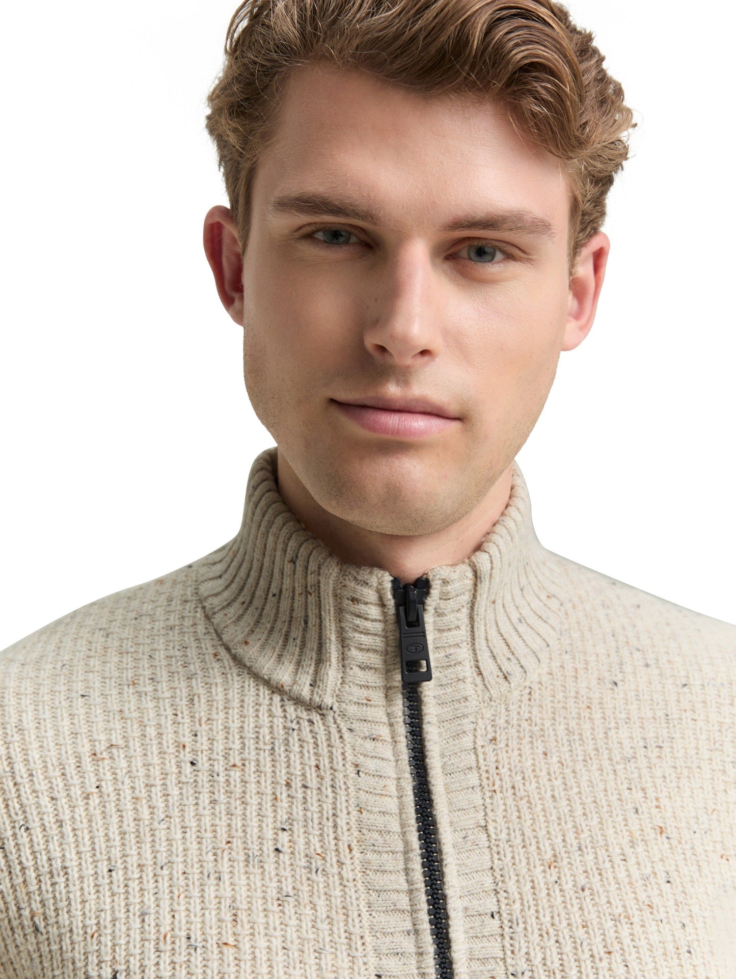 Tom Tailor Herren Pullover weiß