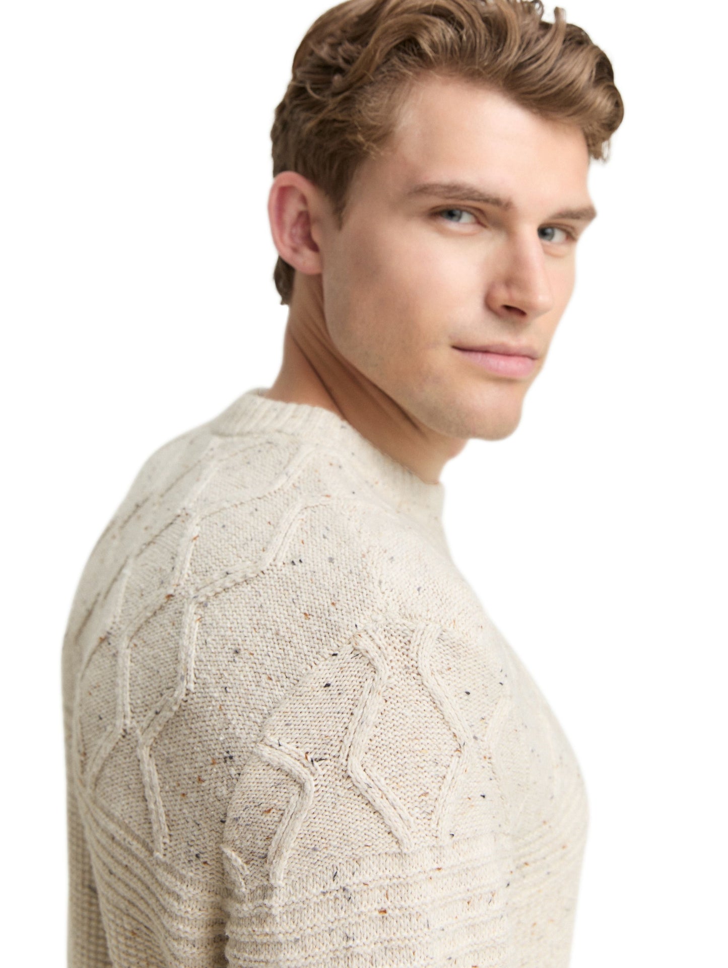 Tom Tailor Herren Pullover weiß
