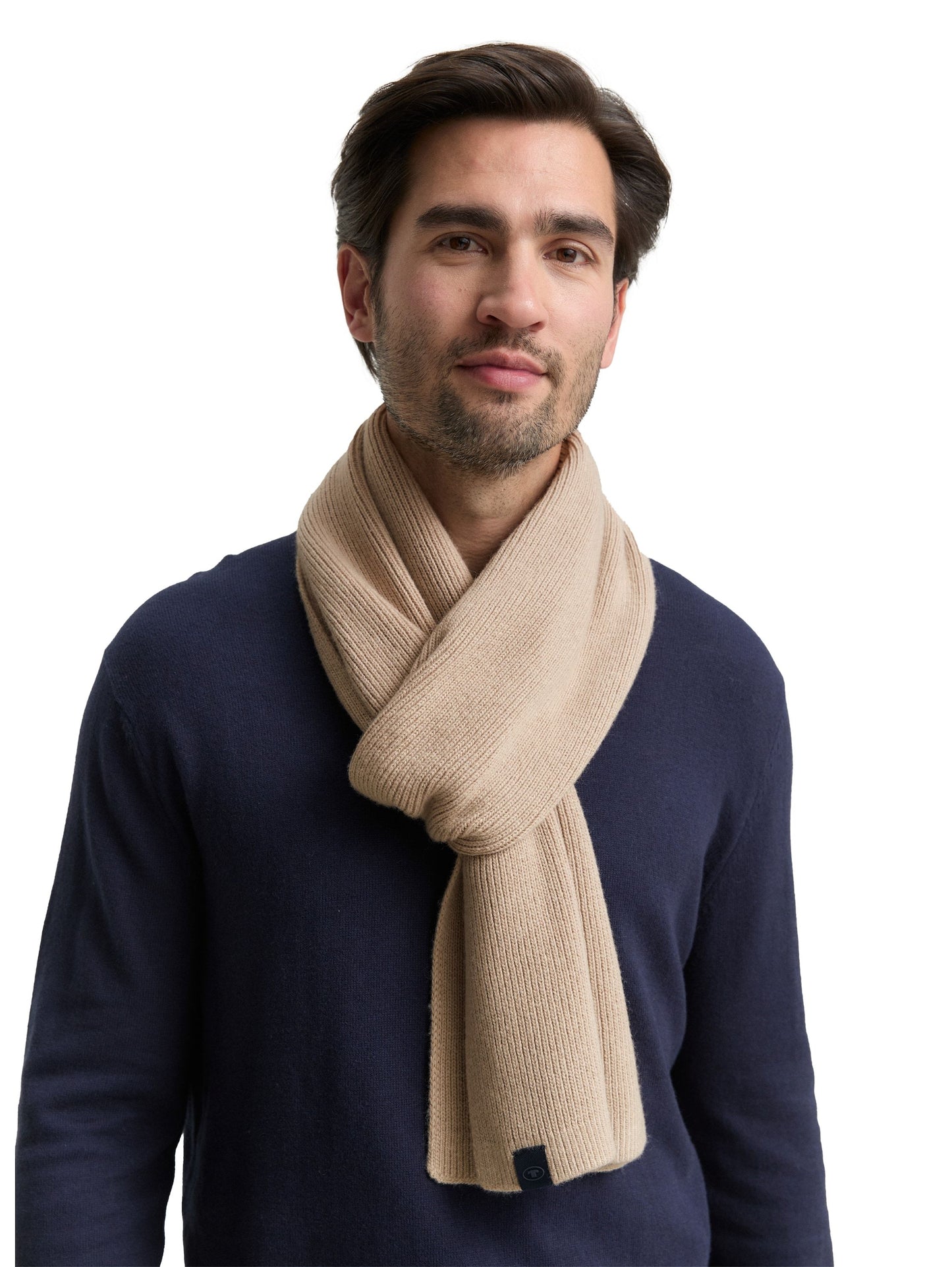 Tom Tailor Herren Schal braun
