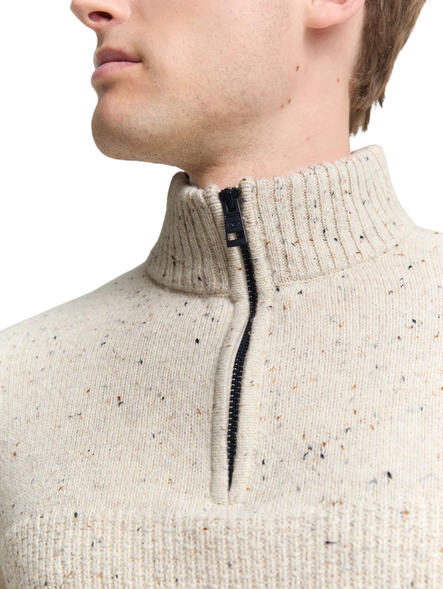 Tom Tailor Herren Pullover weiß
