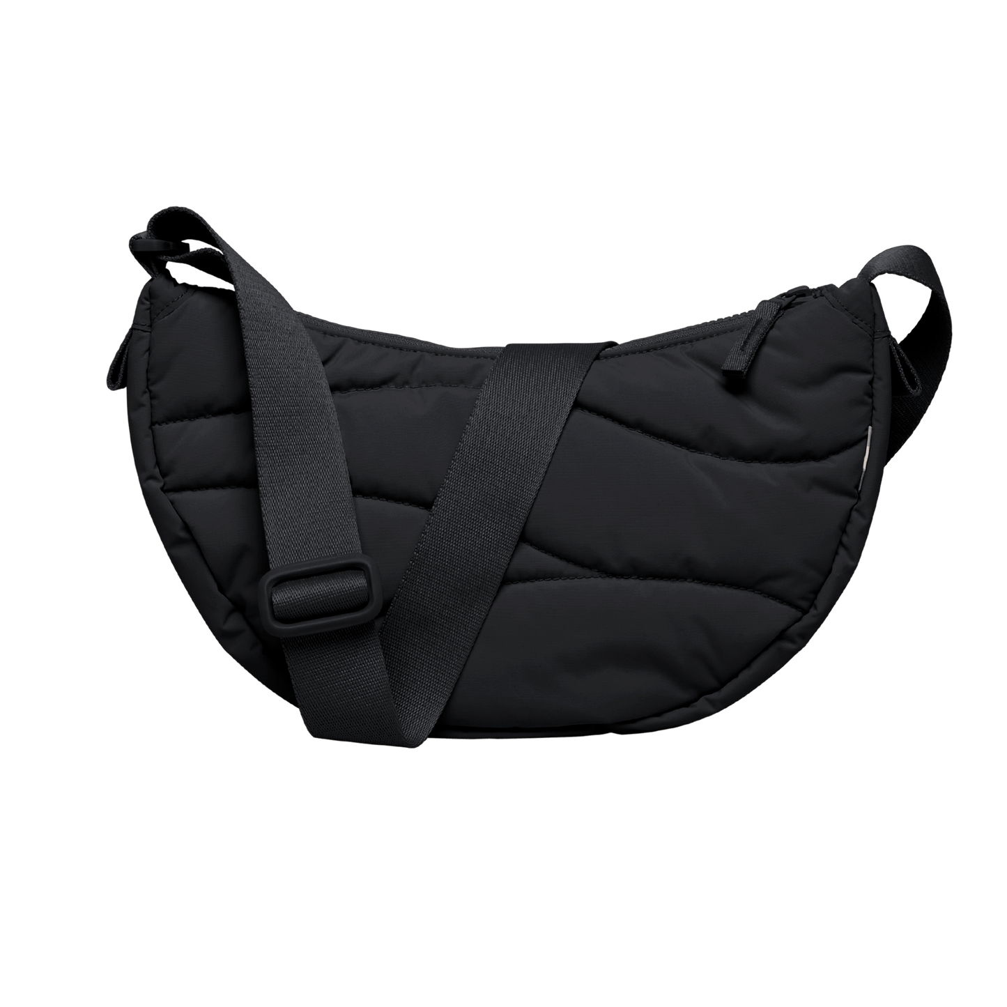 Got Bag Damen Tasche Wavy Puffer Moon Bag schwarz