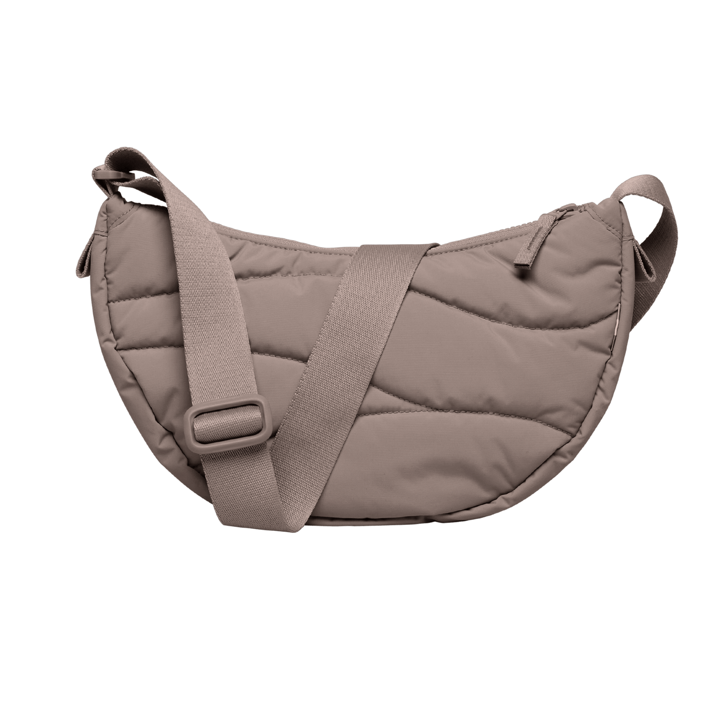 Got Bag Damen Tasche Wavy Puffer Moon Bag braun