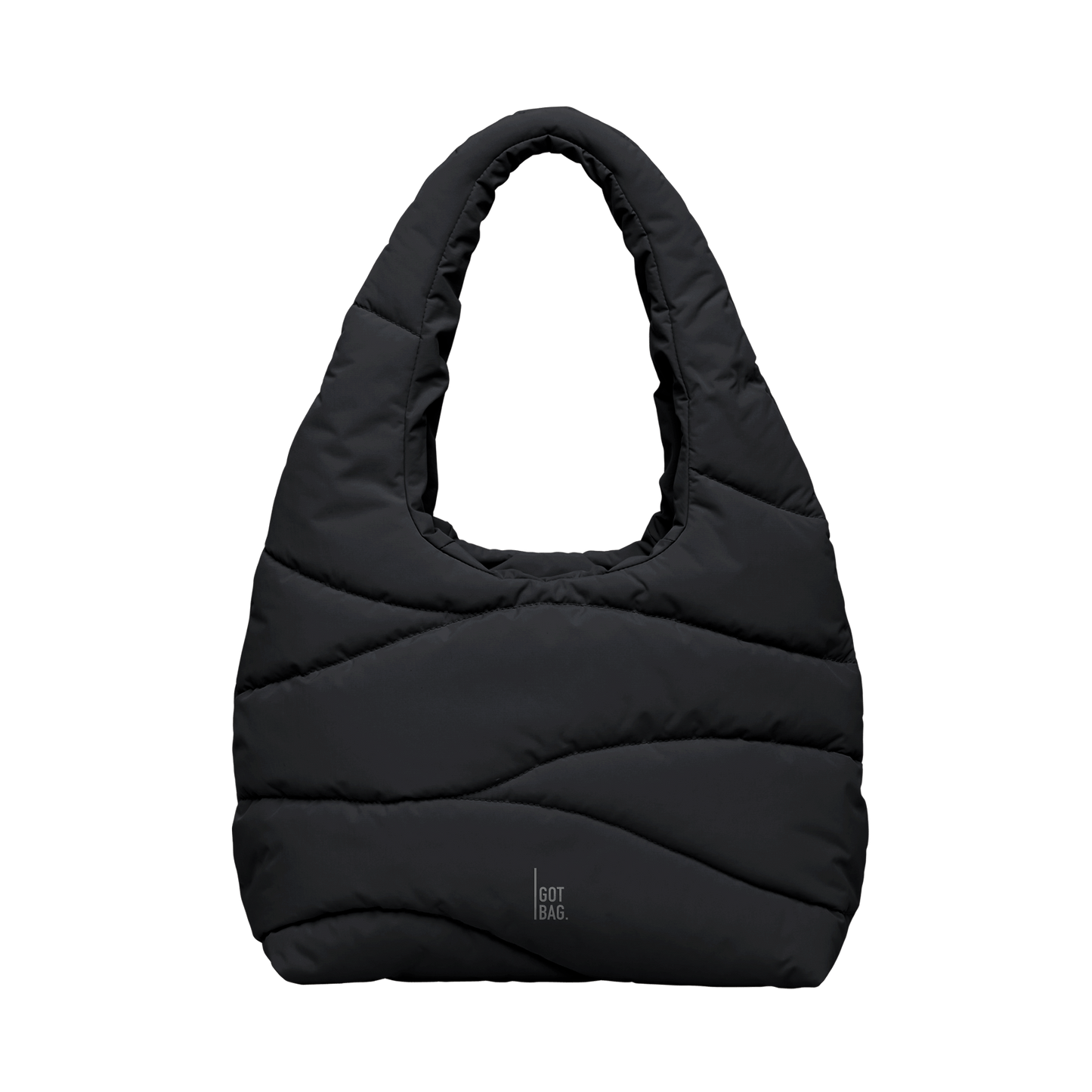 Got Bag Damen Tasche Wavy Puffer Shoulder Bag schwarz