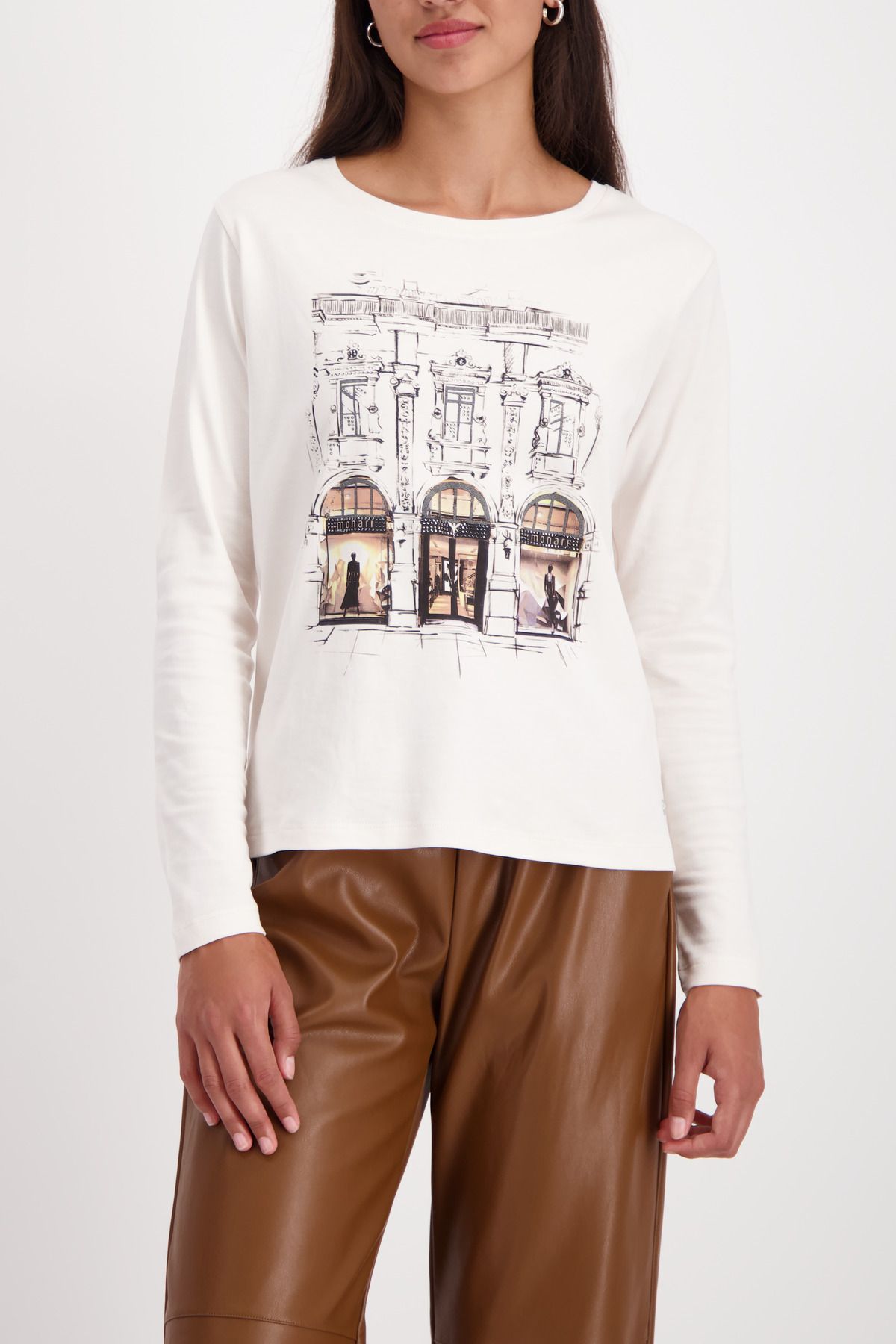 Monari Damen Pullover beige