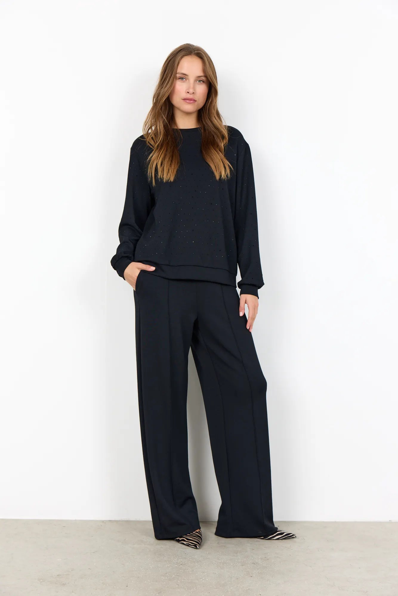 Soyaconcept Damen Shirt schwarz