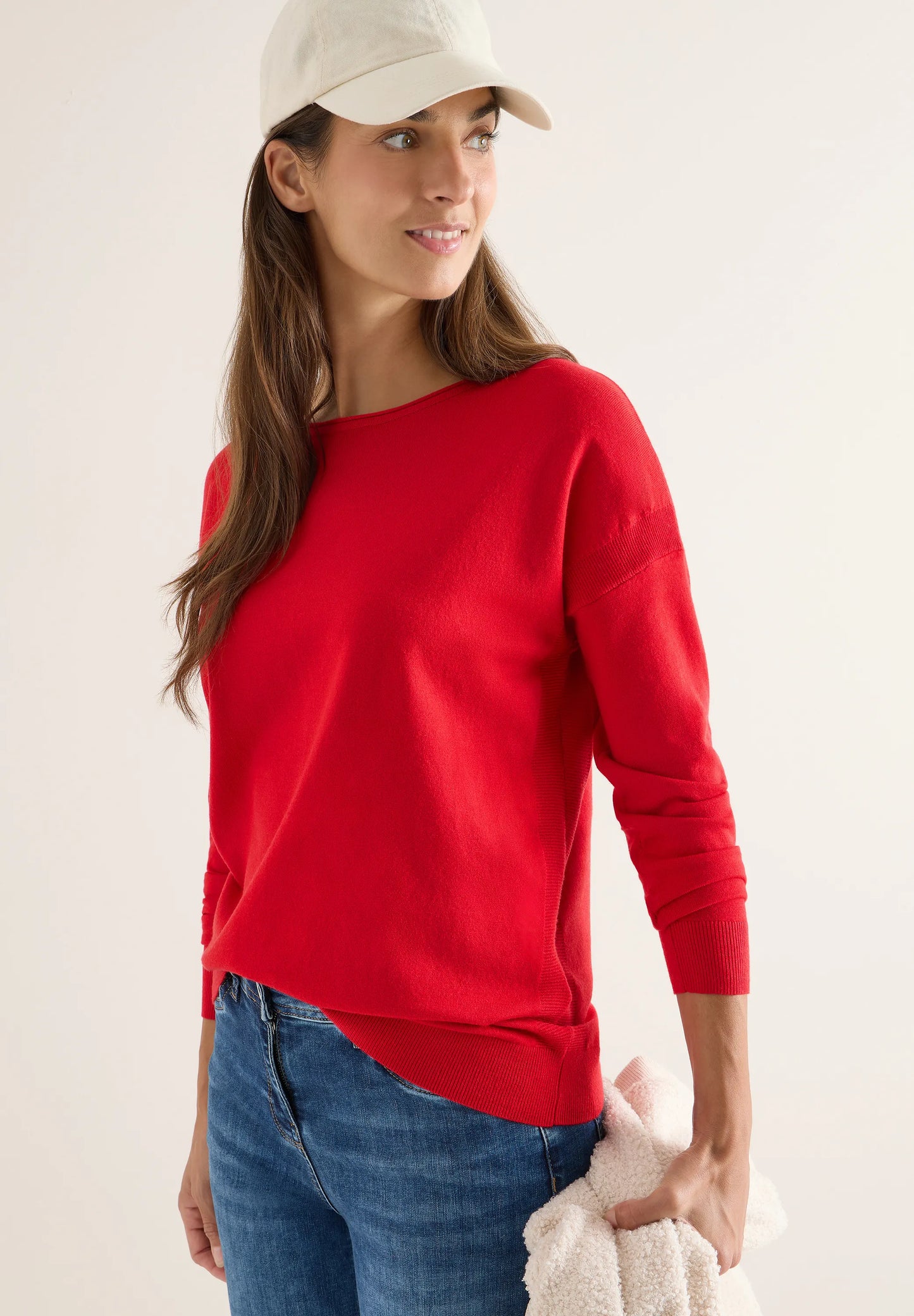 Cecil Damen Shirt rot