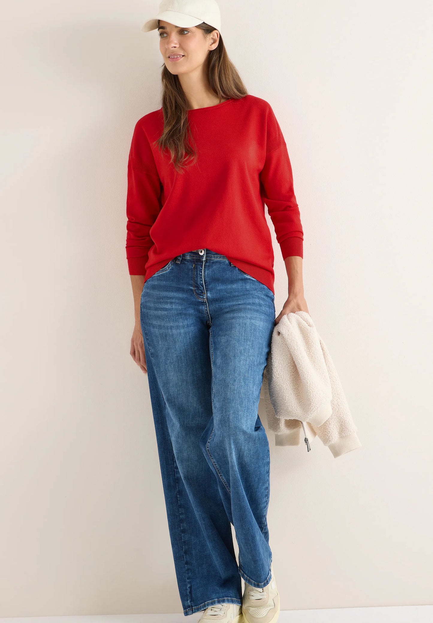 Cecil Damen Shirt rot