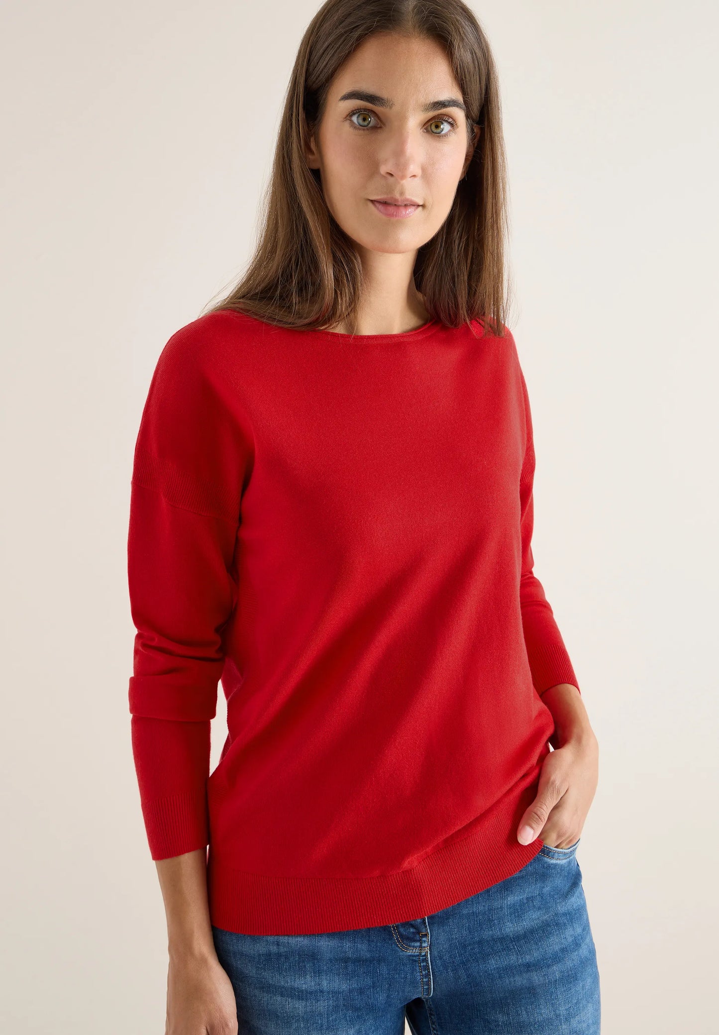 Cecil Damen Shirt rot