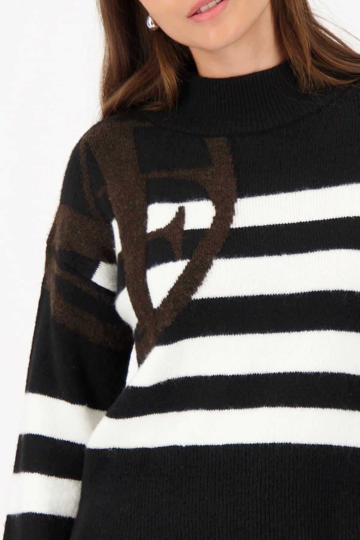 Monari Damen Pullover schwarz