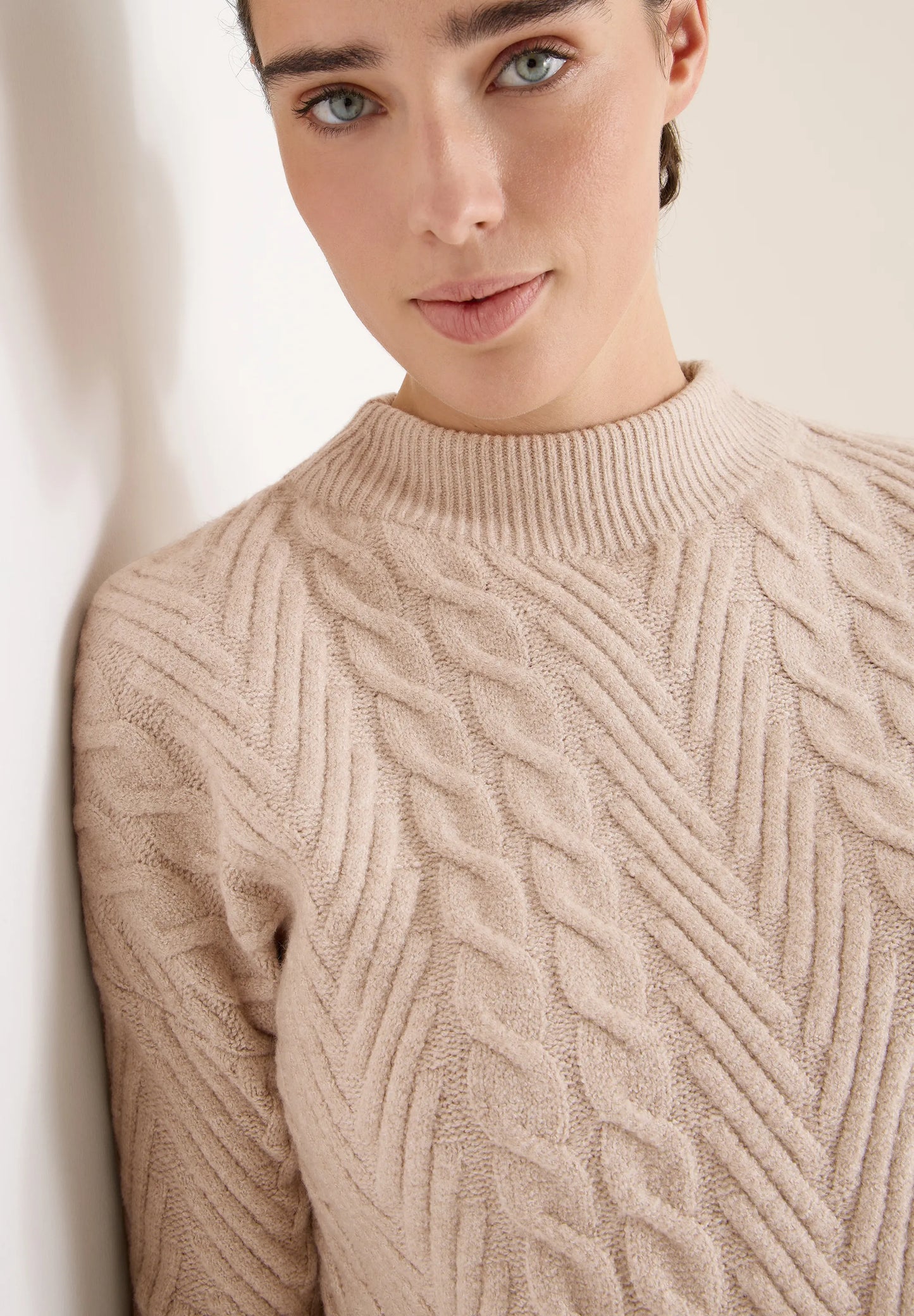 Cecil Damen Pullover beige