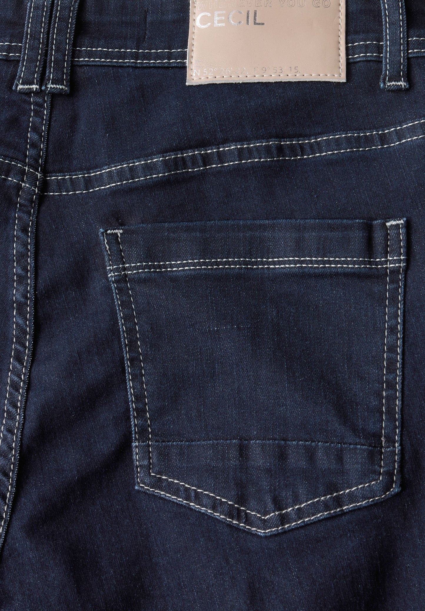 Cecil Damen Jeans blau