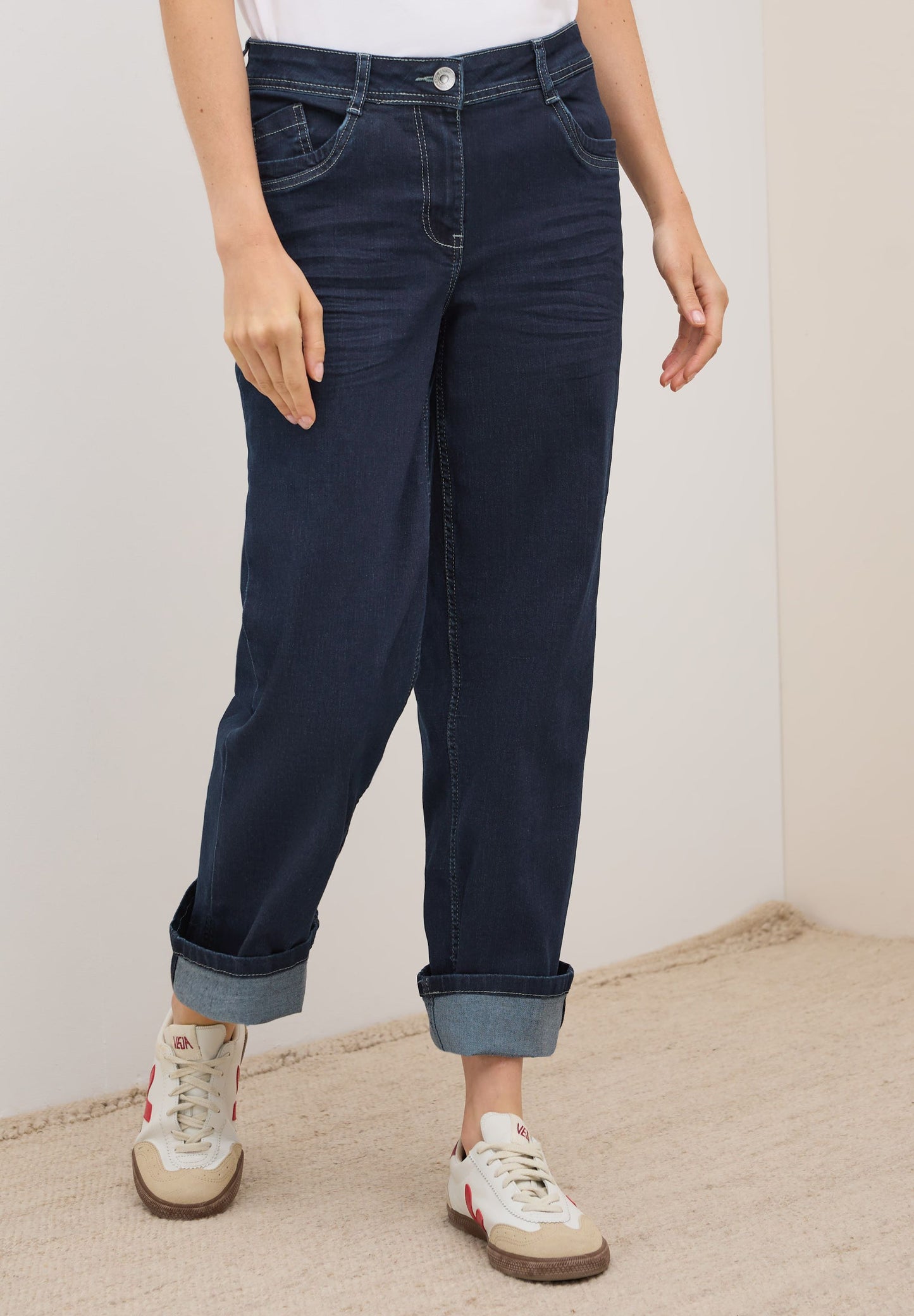 Cecil Damen Jeans blau