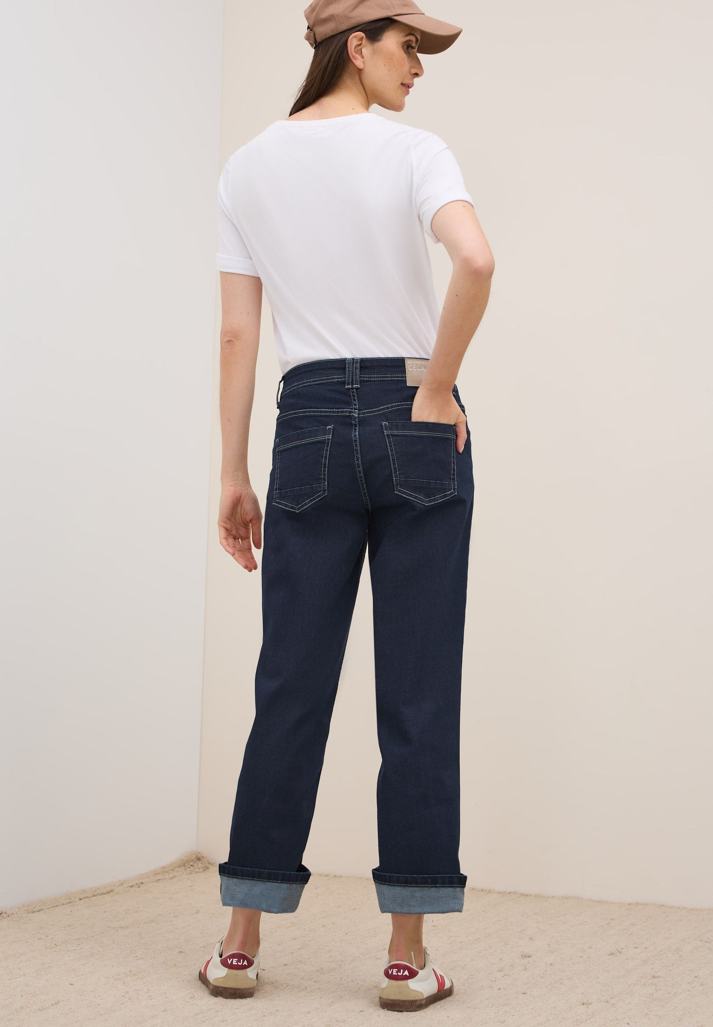 Cecil Damen Jeans blau