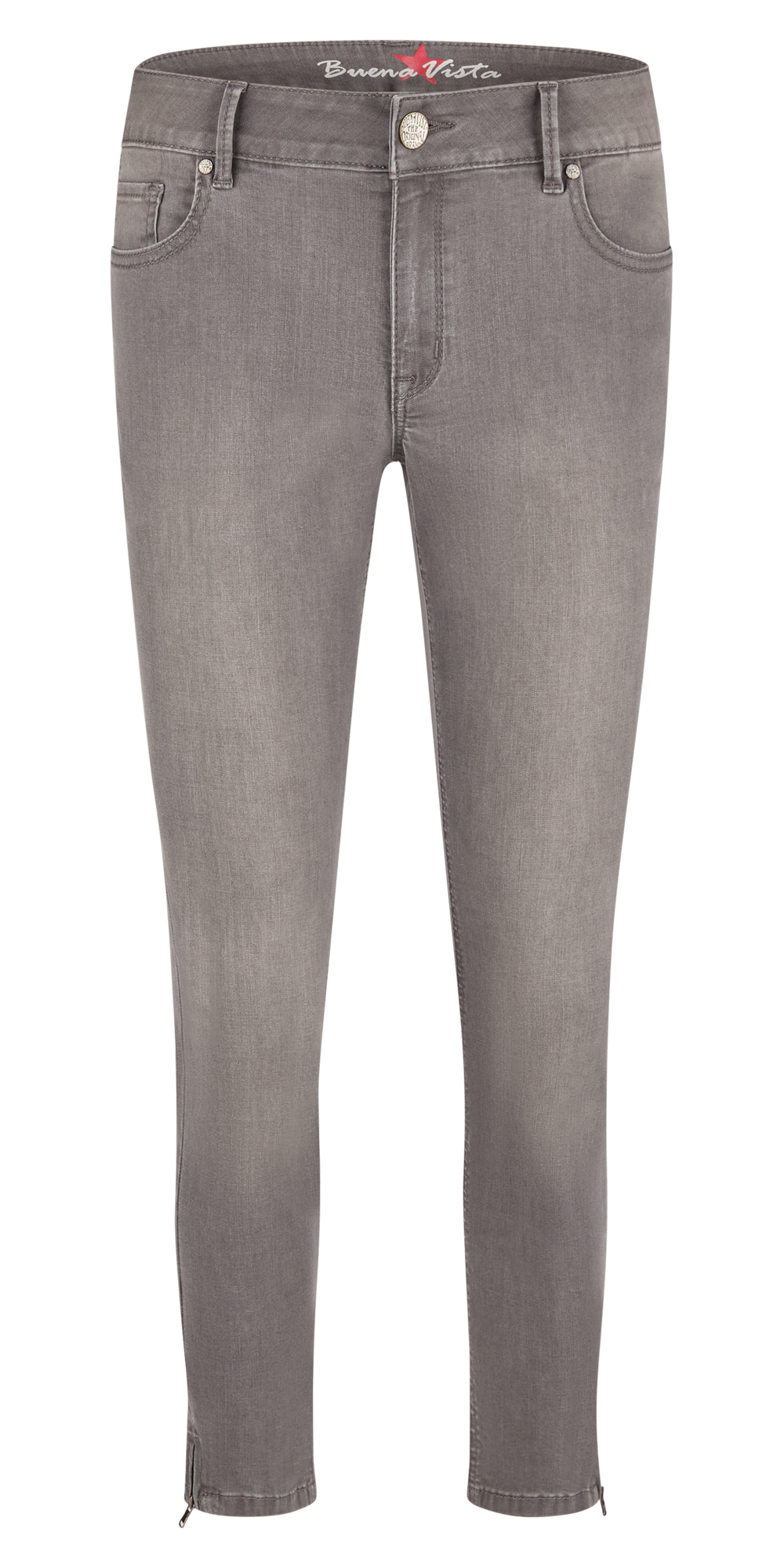 Buena Vista Damen Jeans grau