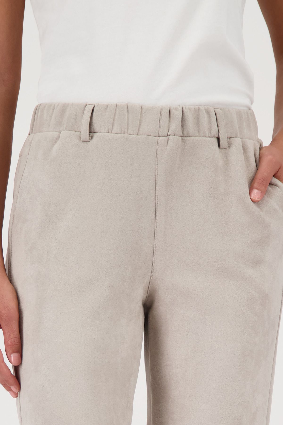 Monari Damen Hose grau
