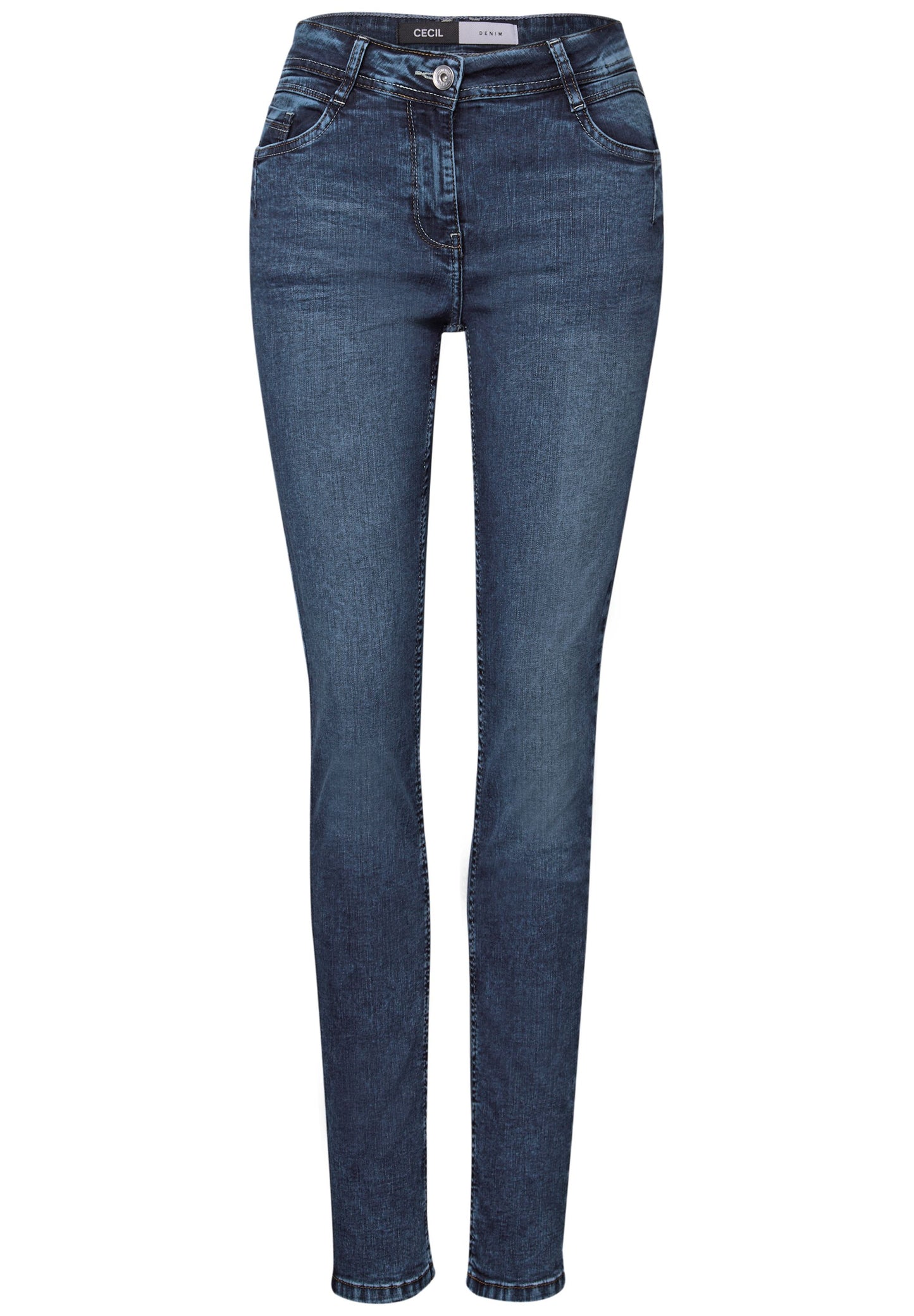 Cecil Damen Jeans 36 blau