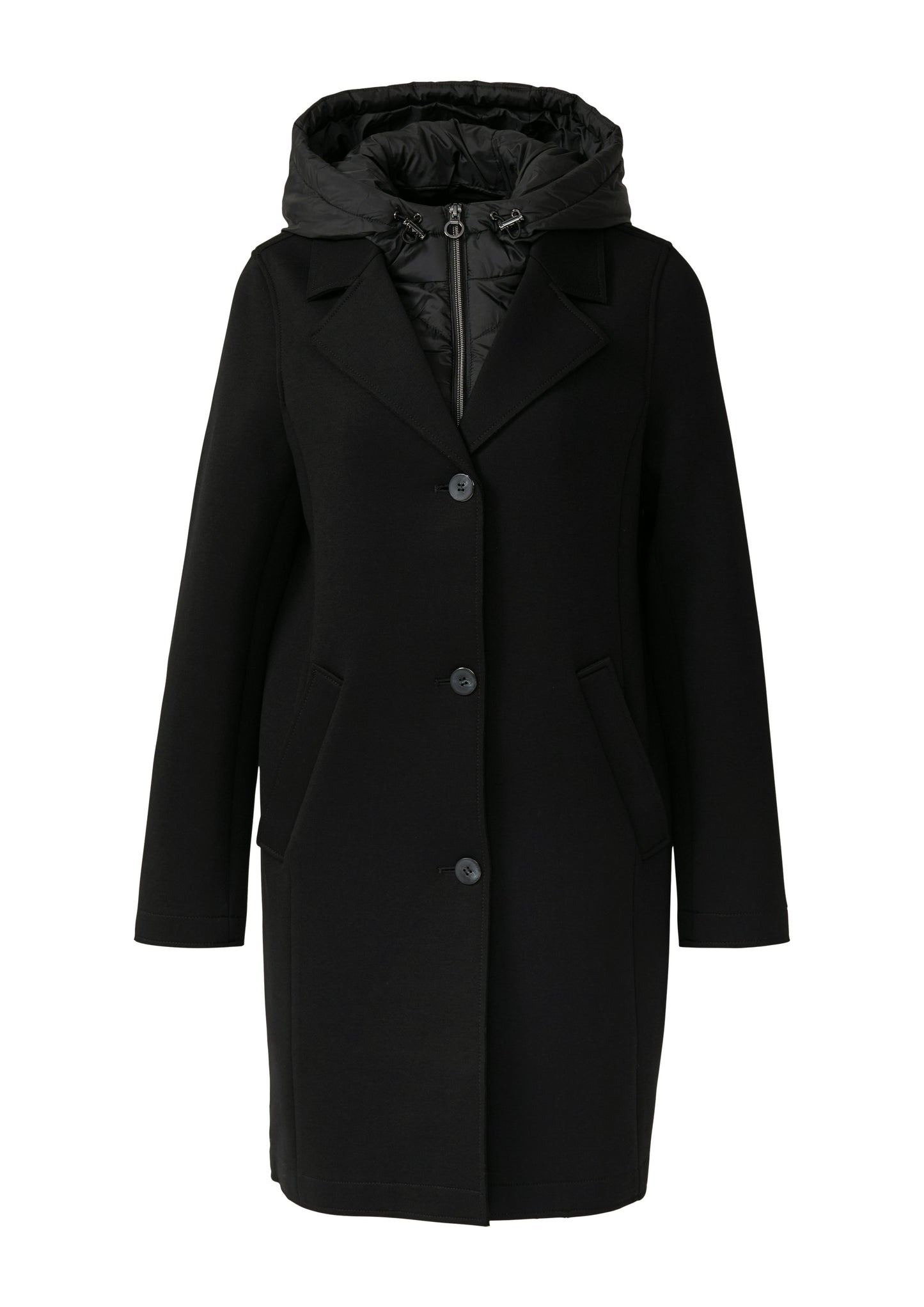 s.Oliver Damen Scuba-Mantel schwarz
