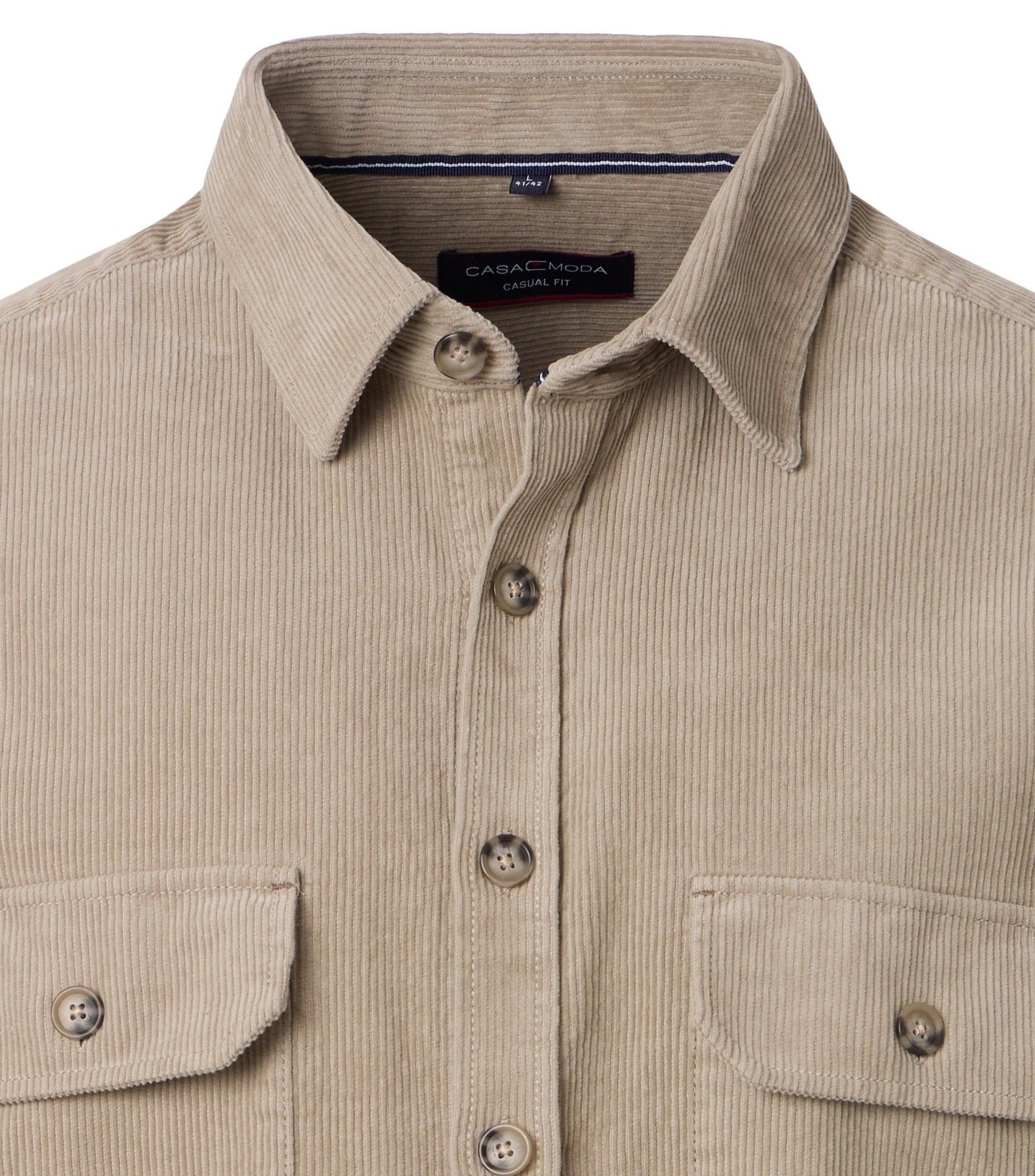 Casa Moda Herren Hemdjacke beige