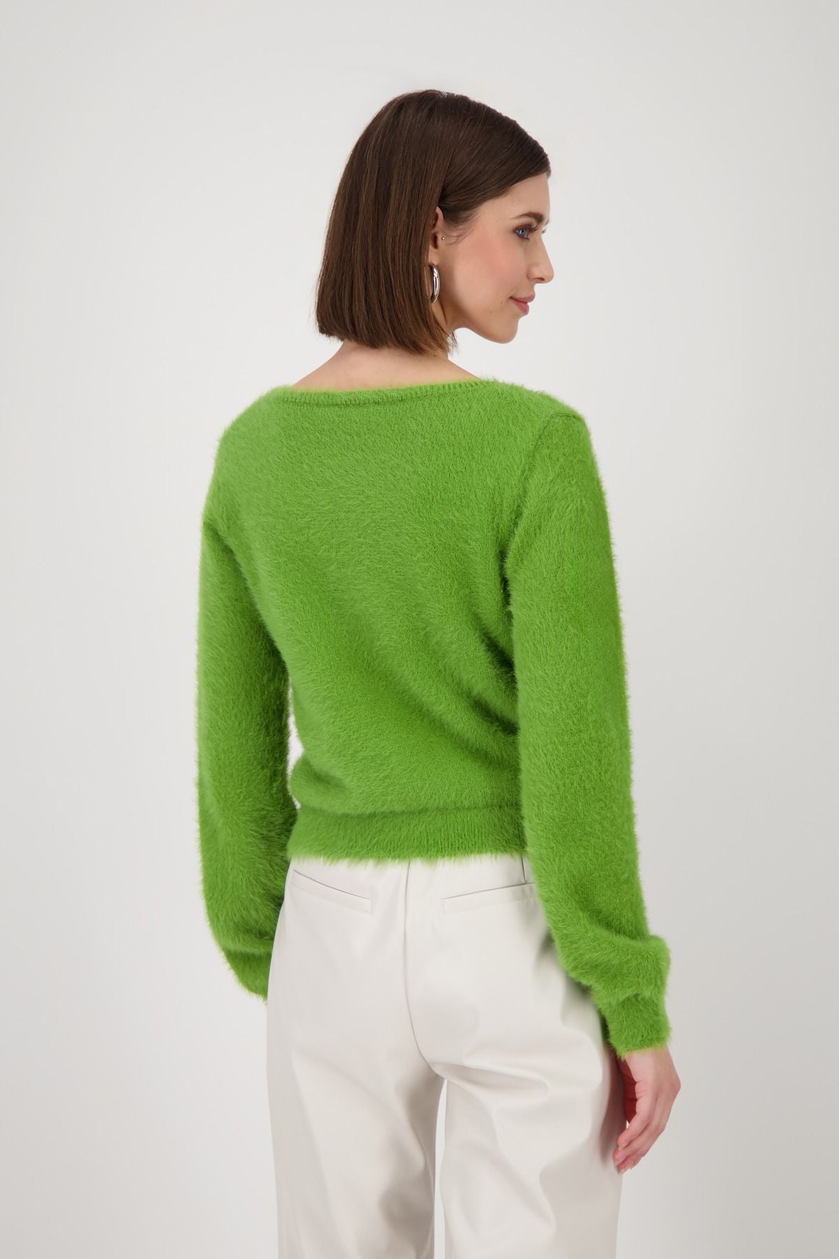 Monari Damen Strickjacke grün