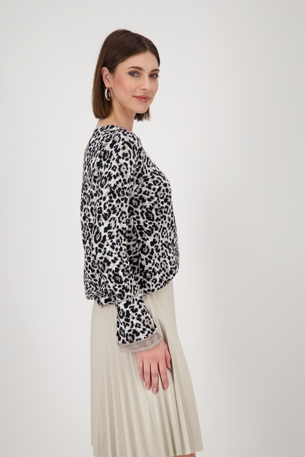 Monari Damen Pullover braun