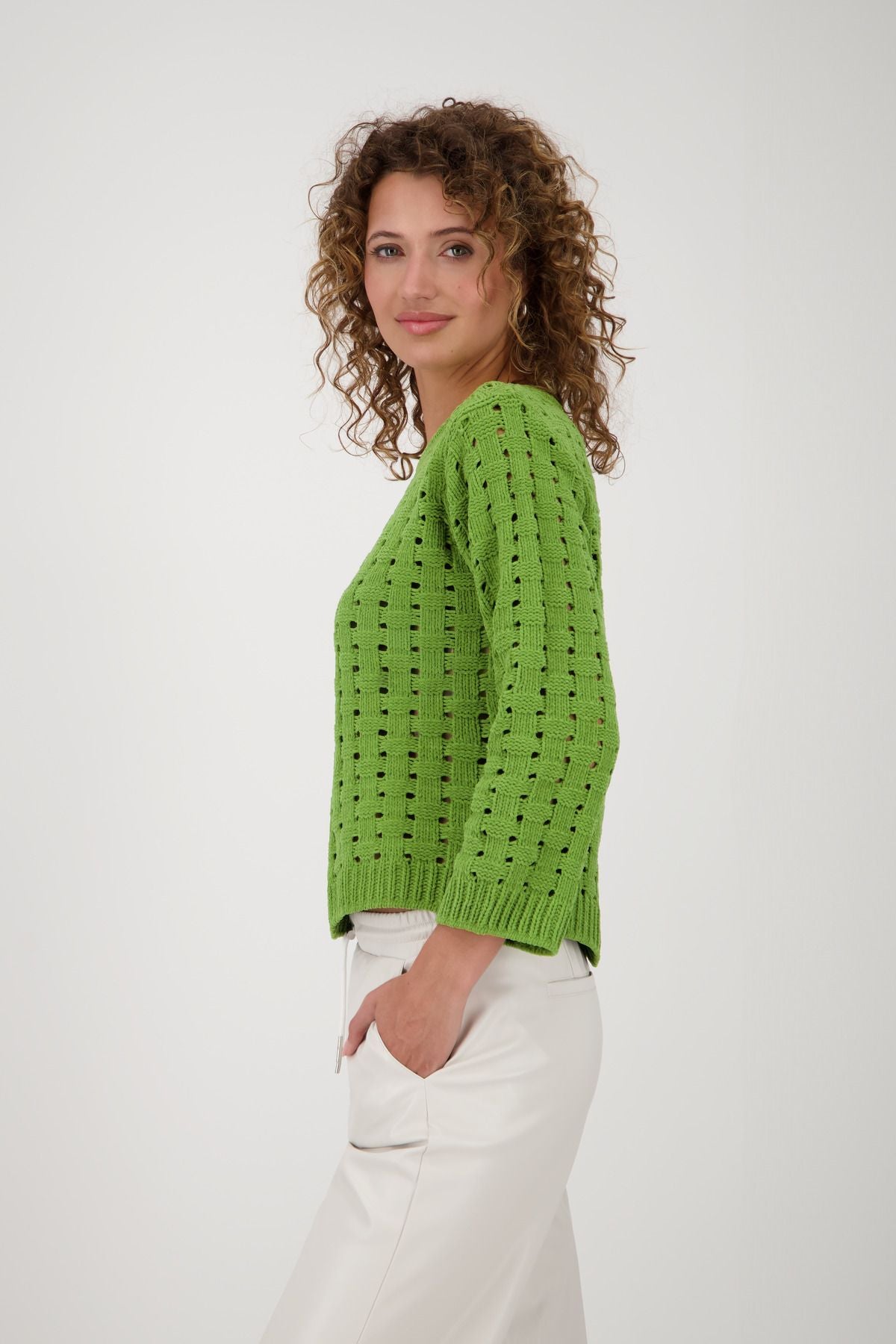 Monari Damen Pullover grün