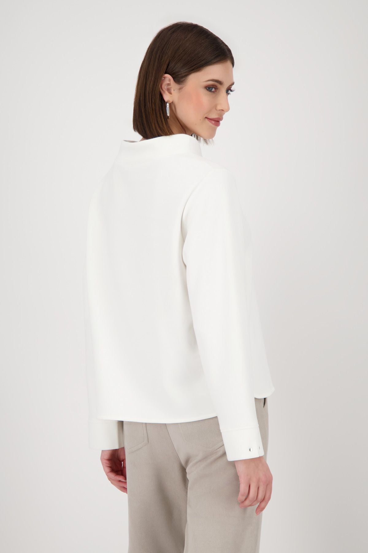 Monari Damen Sweatshirt weiß