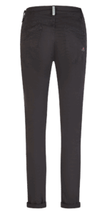 Buena Vista Damen Jeans Malibu-Zip high stretch twill schwarz