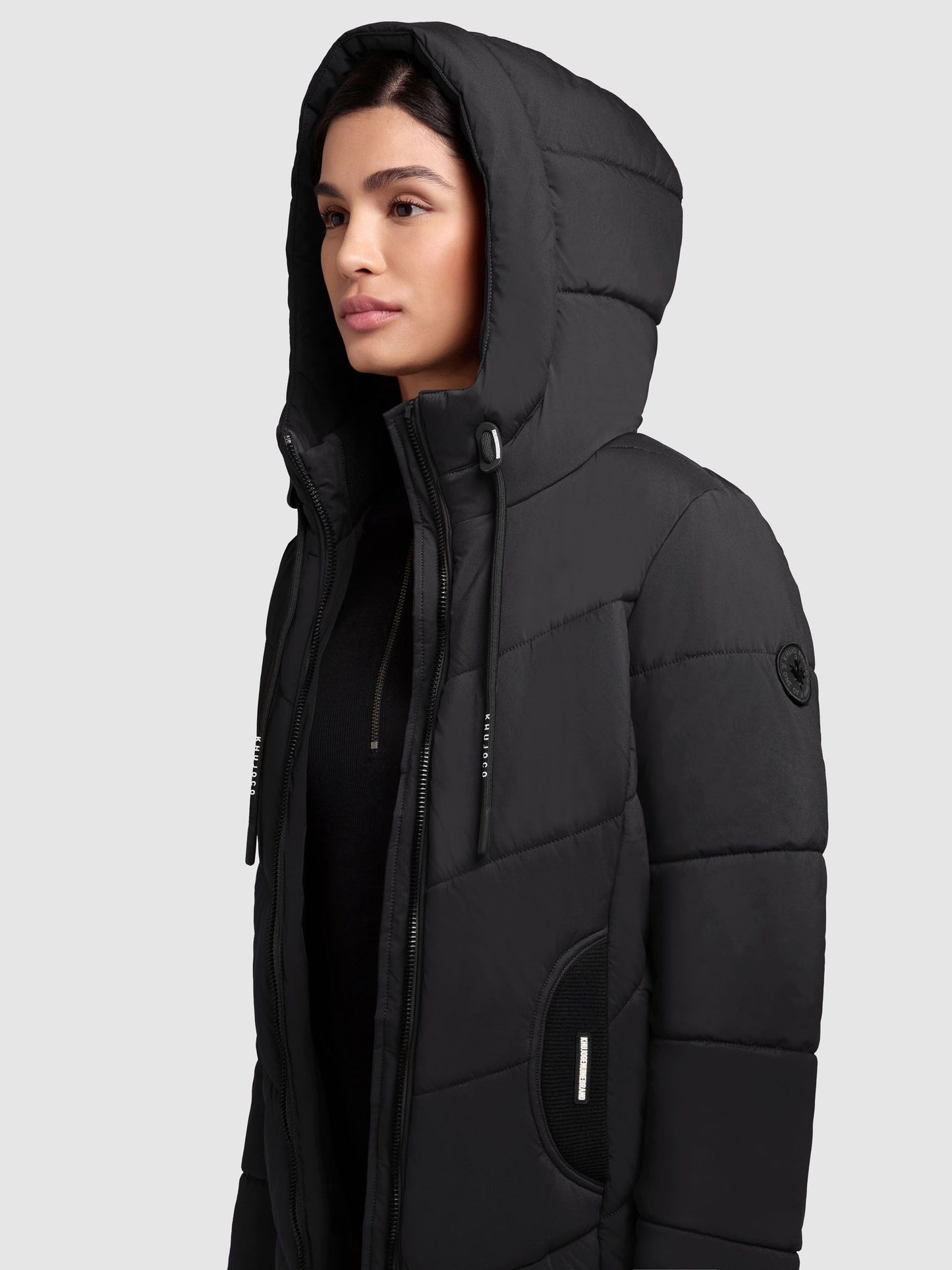 khujo Damen Wintermantel ARIBAY4 LIGHT schwarz