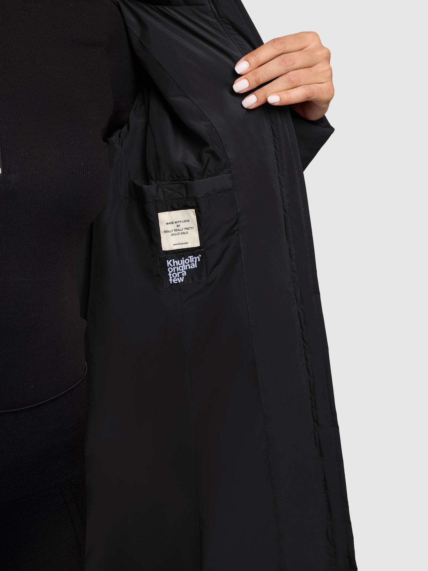 khujo Damen Wintermantel ARIBAY4 LIGHT schwarz