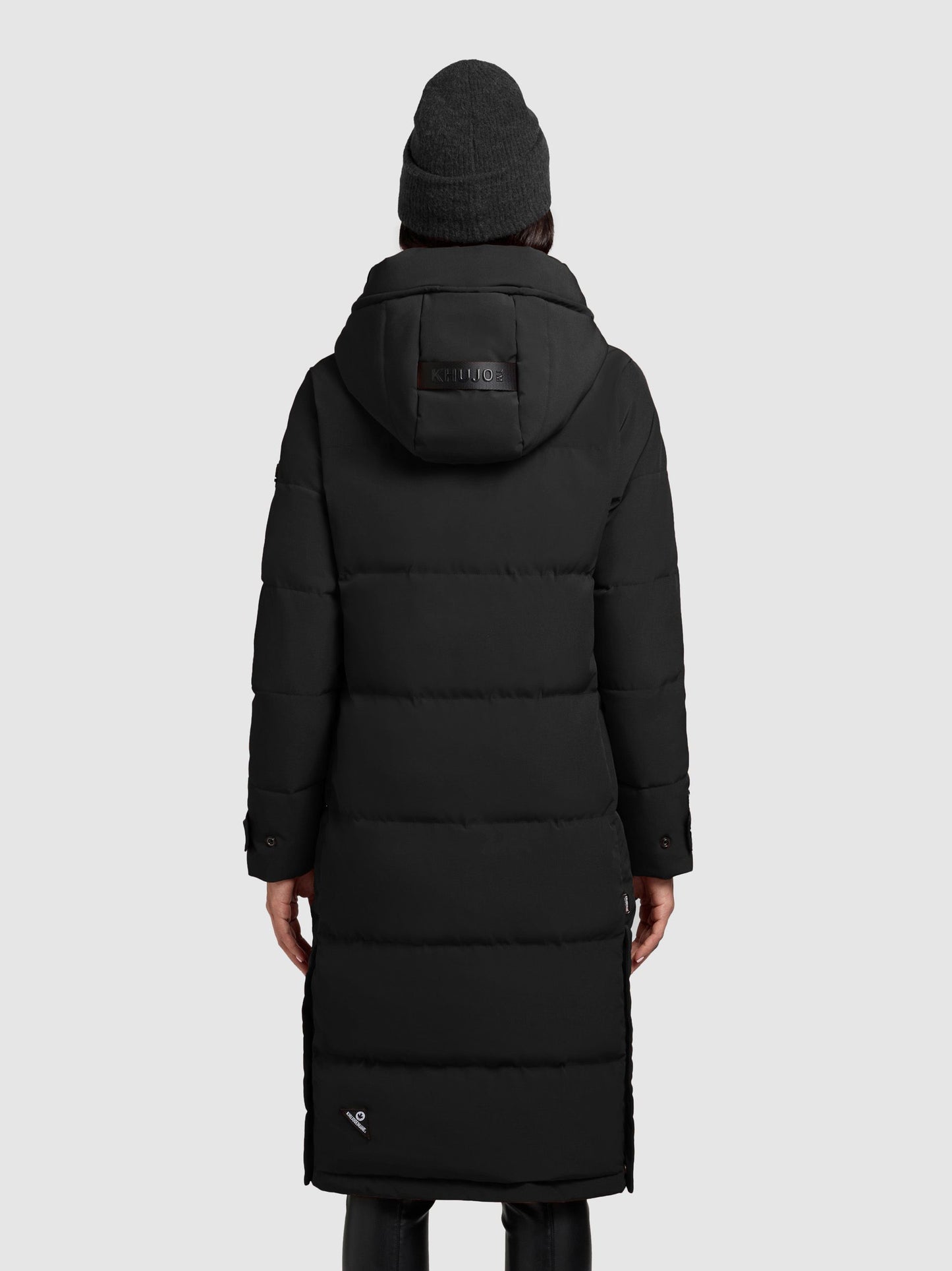 khujo Damen Wintermantel DAIRI schwarz