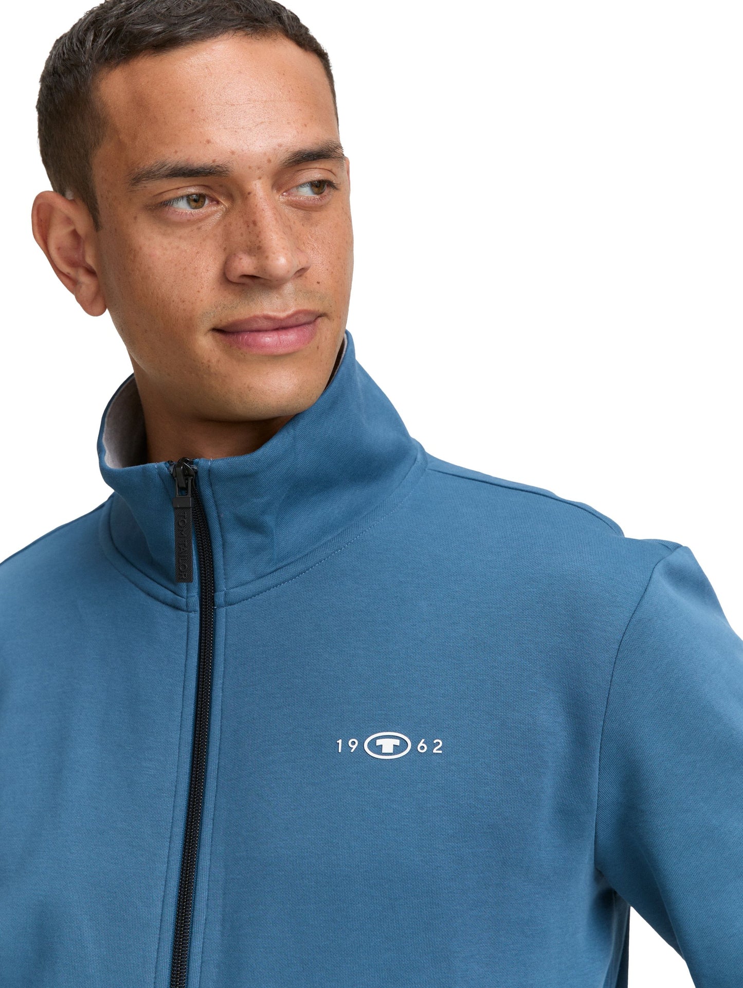 Tom Tailor Herren Sweatjacke blau