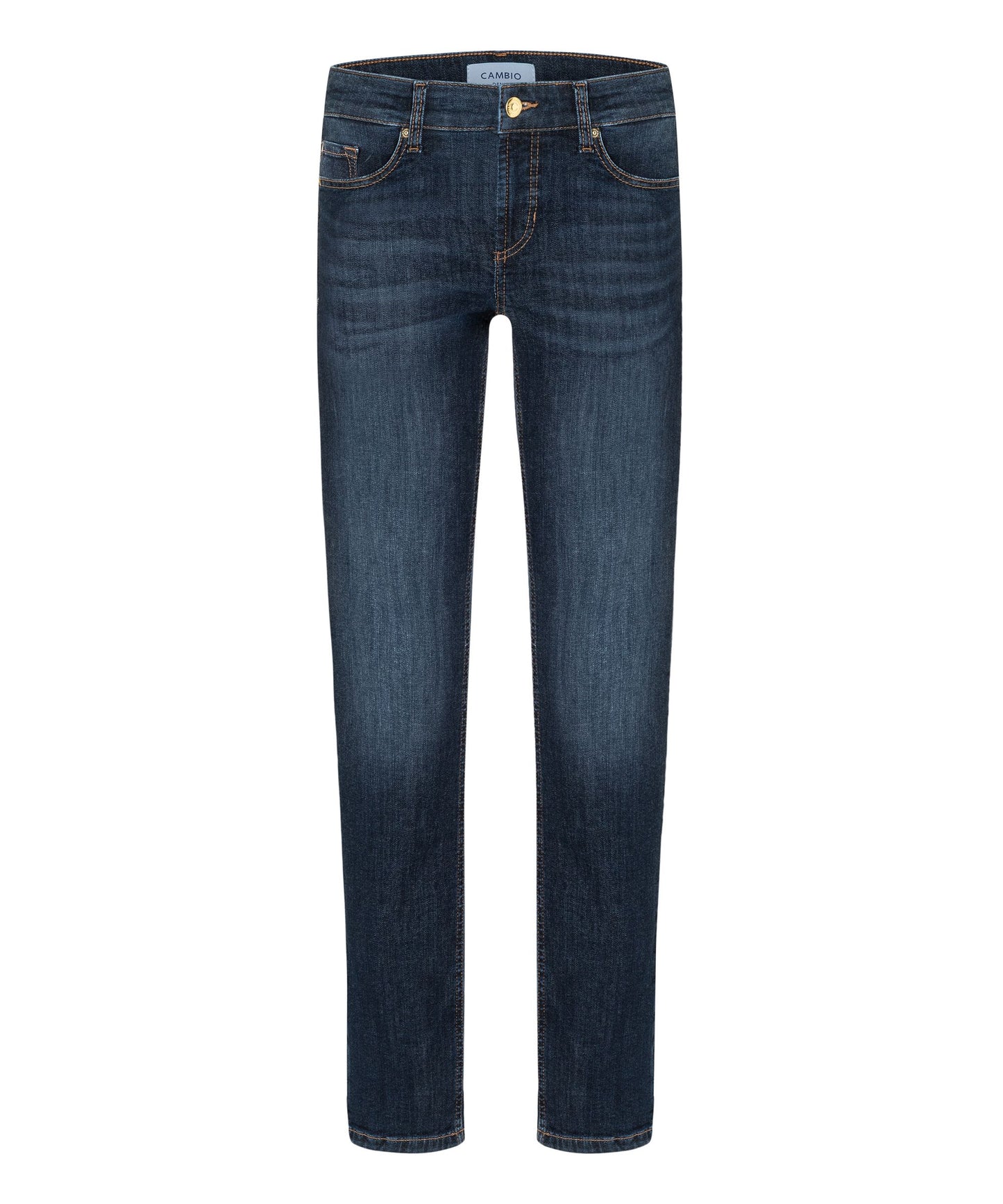 Cambio Damen Jeans Piper long 32 blau