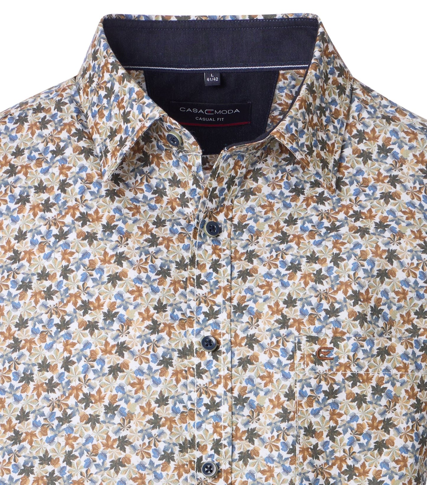 Casa Moda Herren Freizeithemd blau