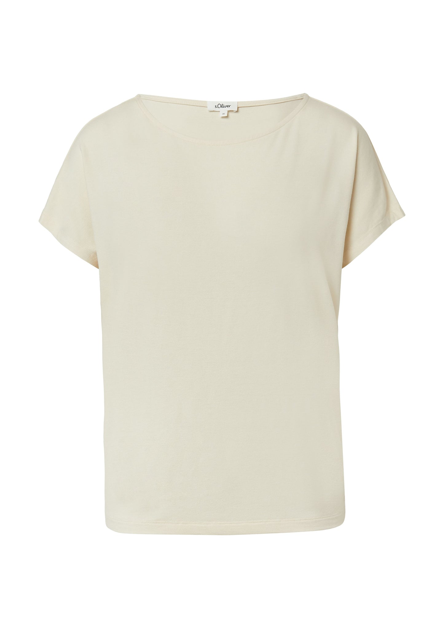 s.Oliver Damen T-Shirt beige