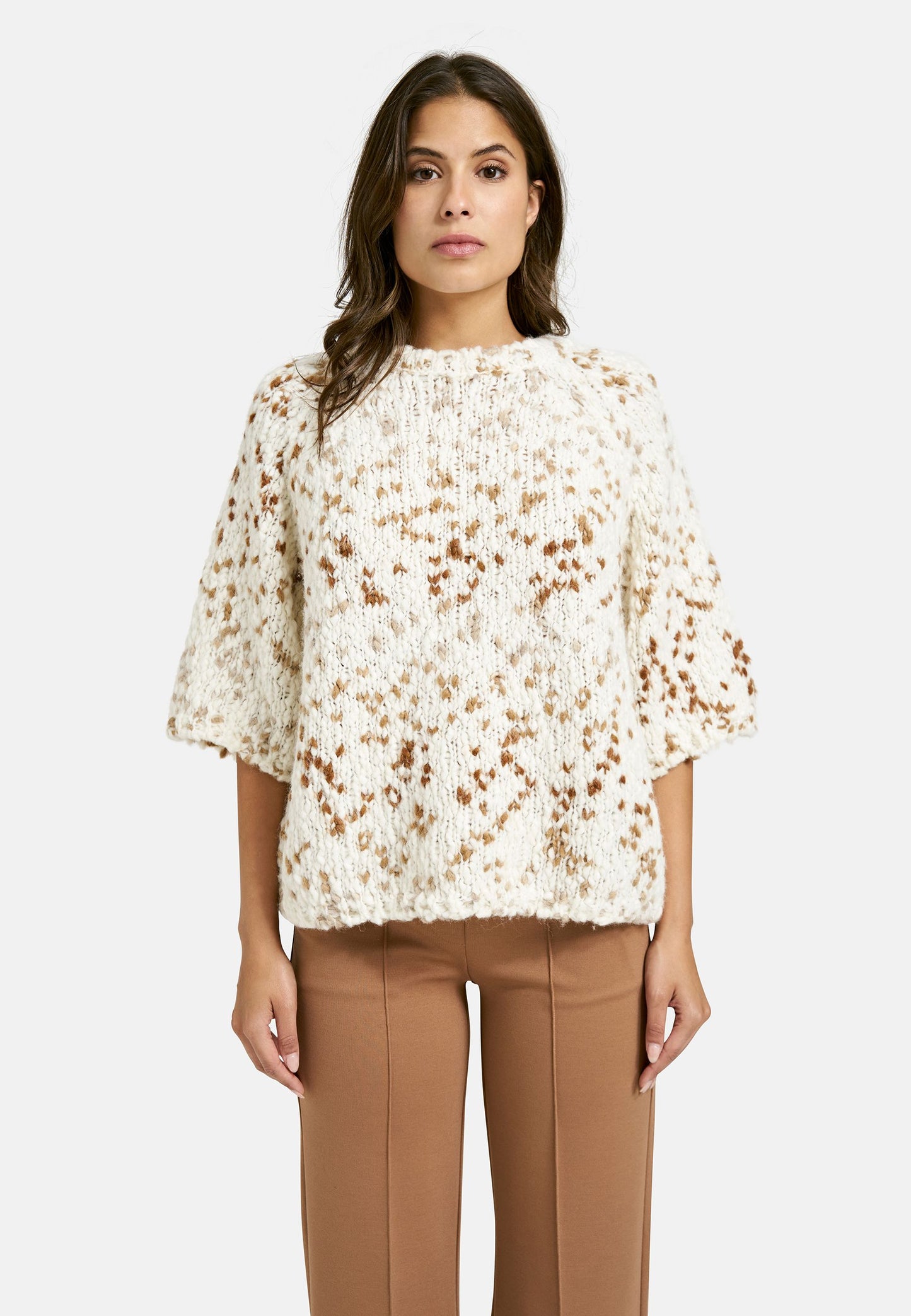 Smith&Soul Damen Strickpullover weiß