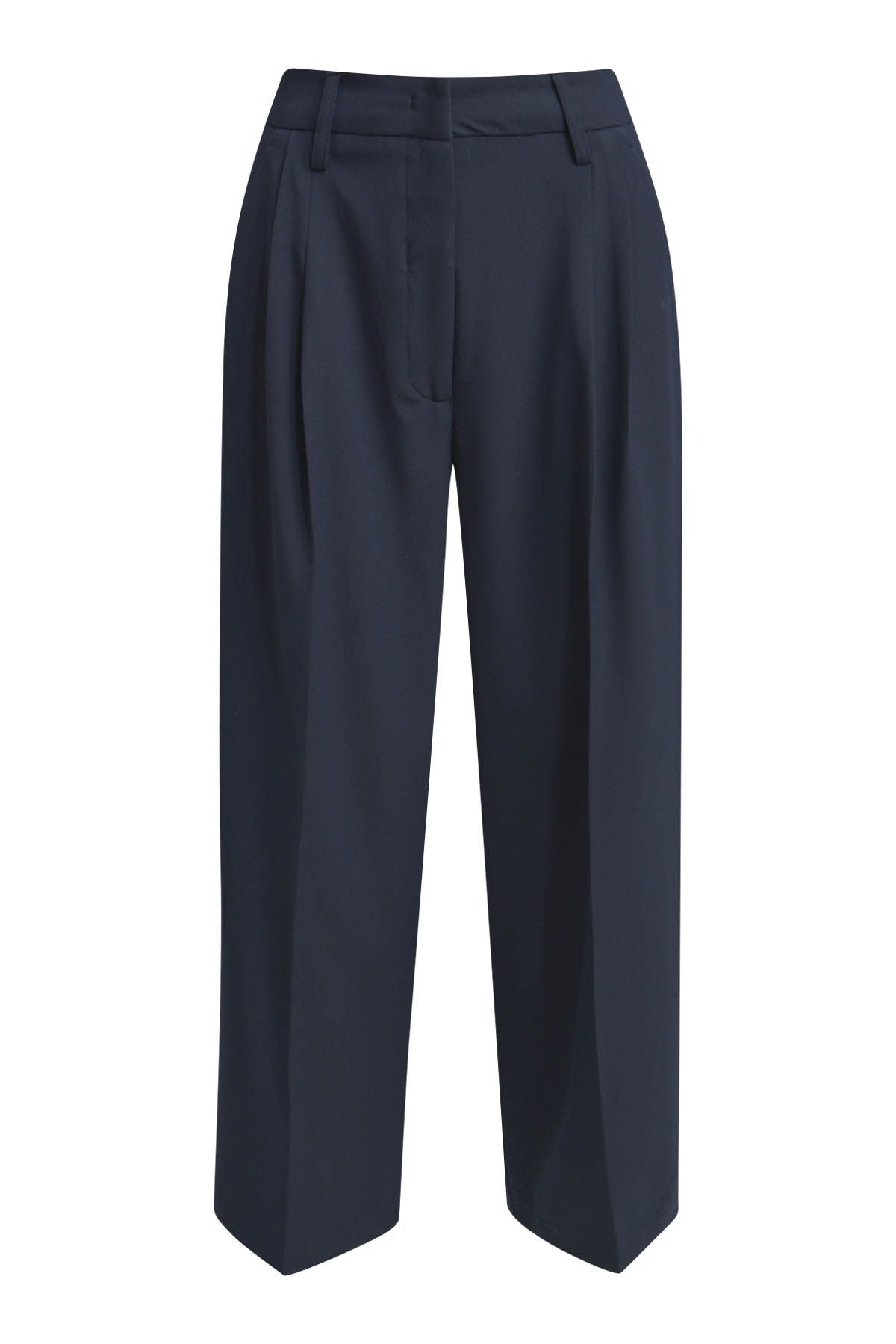 Smith&Soul Damen Straight Cropped Pants blau