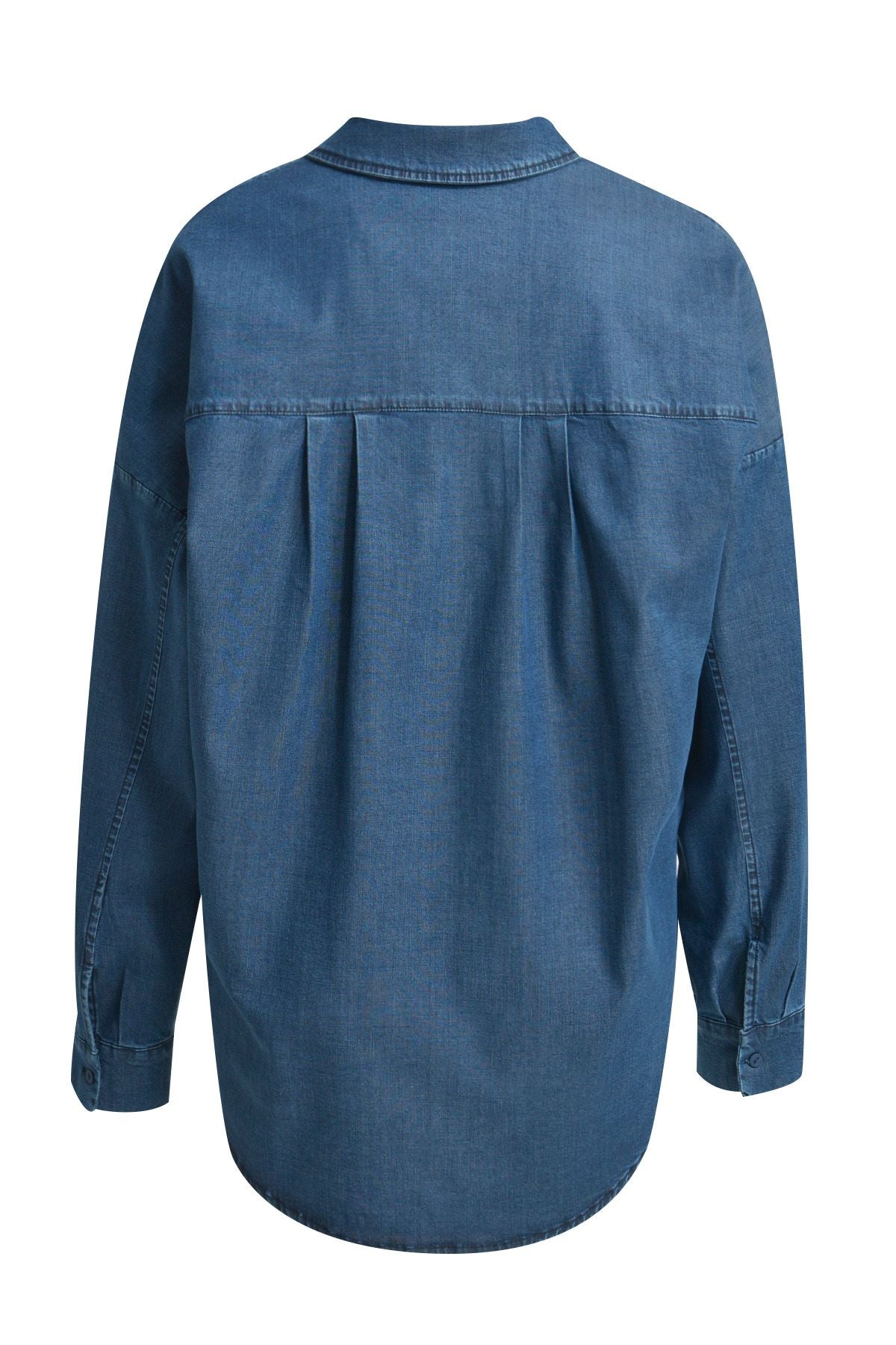 Smith&Soul Damen Denim Bluse blau