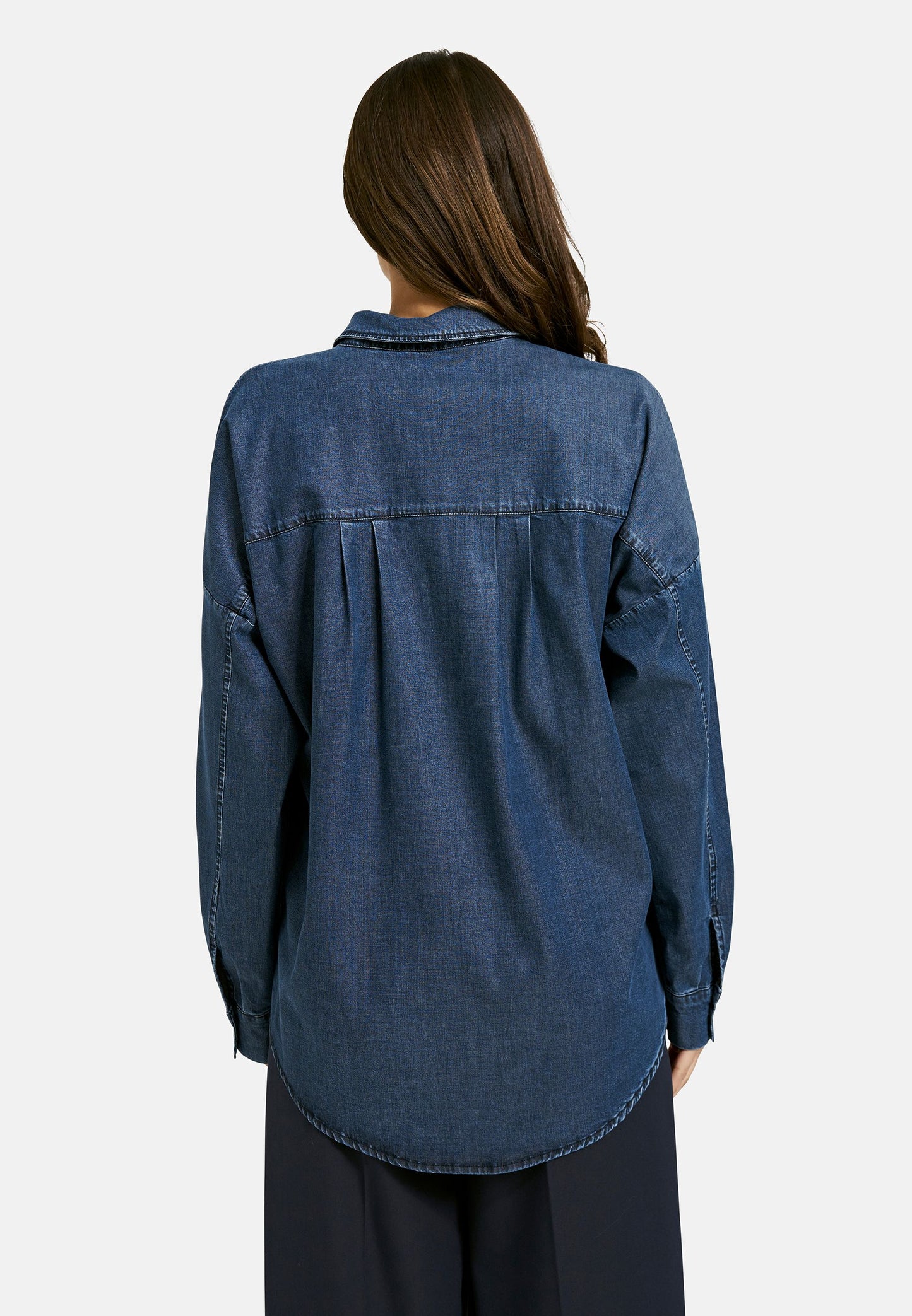 Smith&Soul Damen Denim Bluse blau