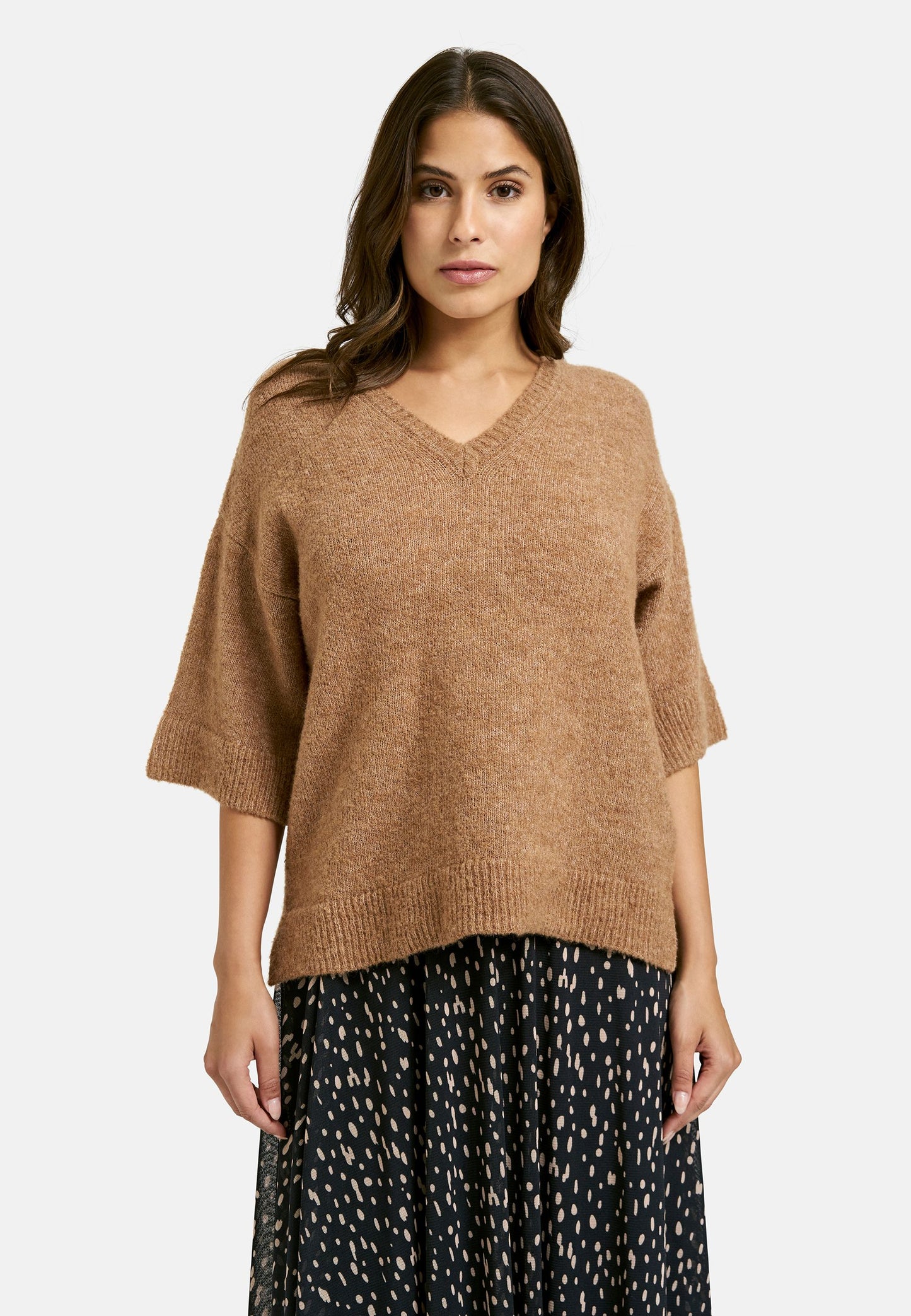 Smith&Soul Damen V-neck Pullover braun