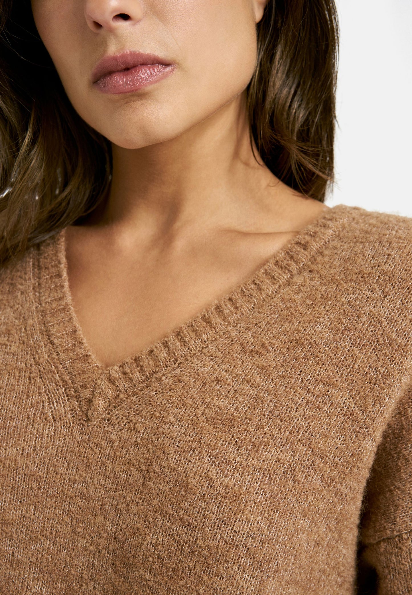 Smith&Soul Damen V-neck Pullover braun