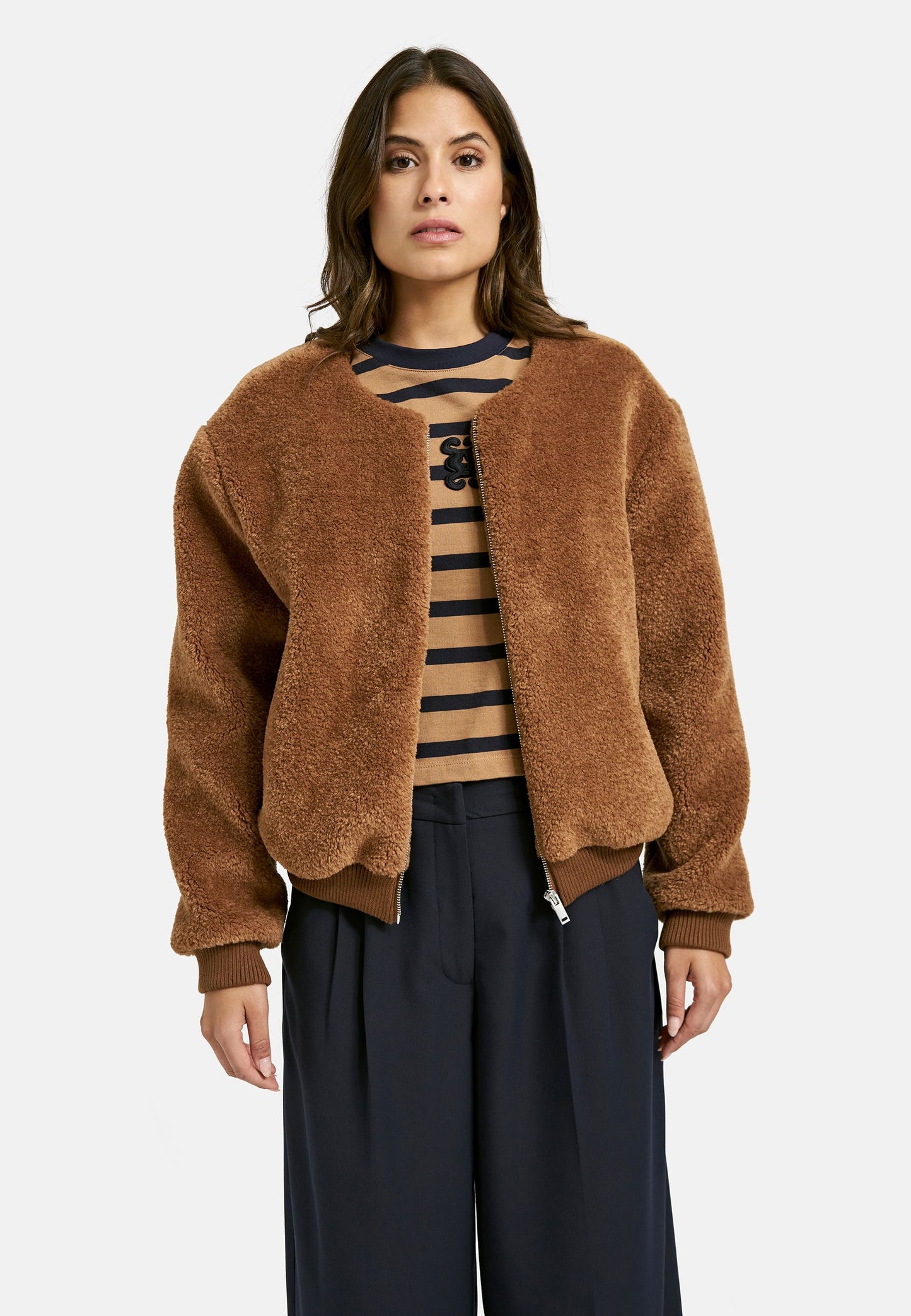 Smith&Soul Damen Bomber Jacke braun